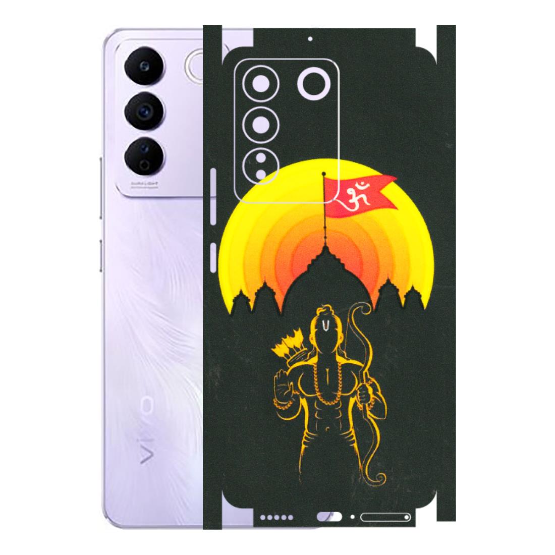 VIVO Z/V/X/T/U/S Series Phone Skins (All Models) - Lord Ram - 3D Embossed Finish (L-132) Vivo V27E