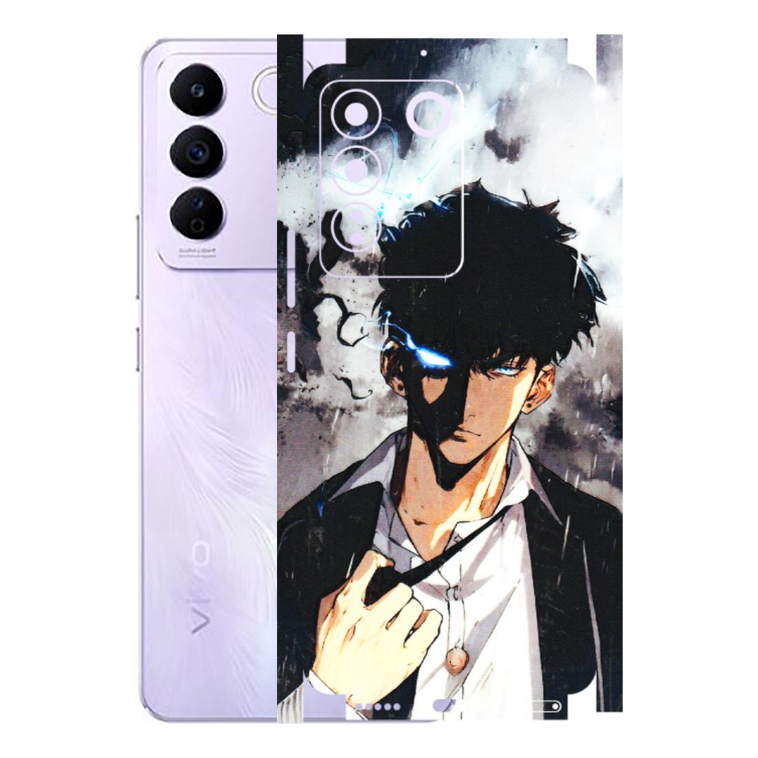 VIVO Z/V/X/T/U/S Series Phone Skins (All Models) - Sung Jinwoo Manhwa Anime - 3D Embossed Finish (L-328) Vivo V27E