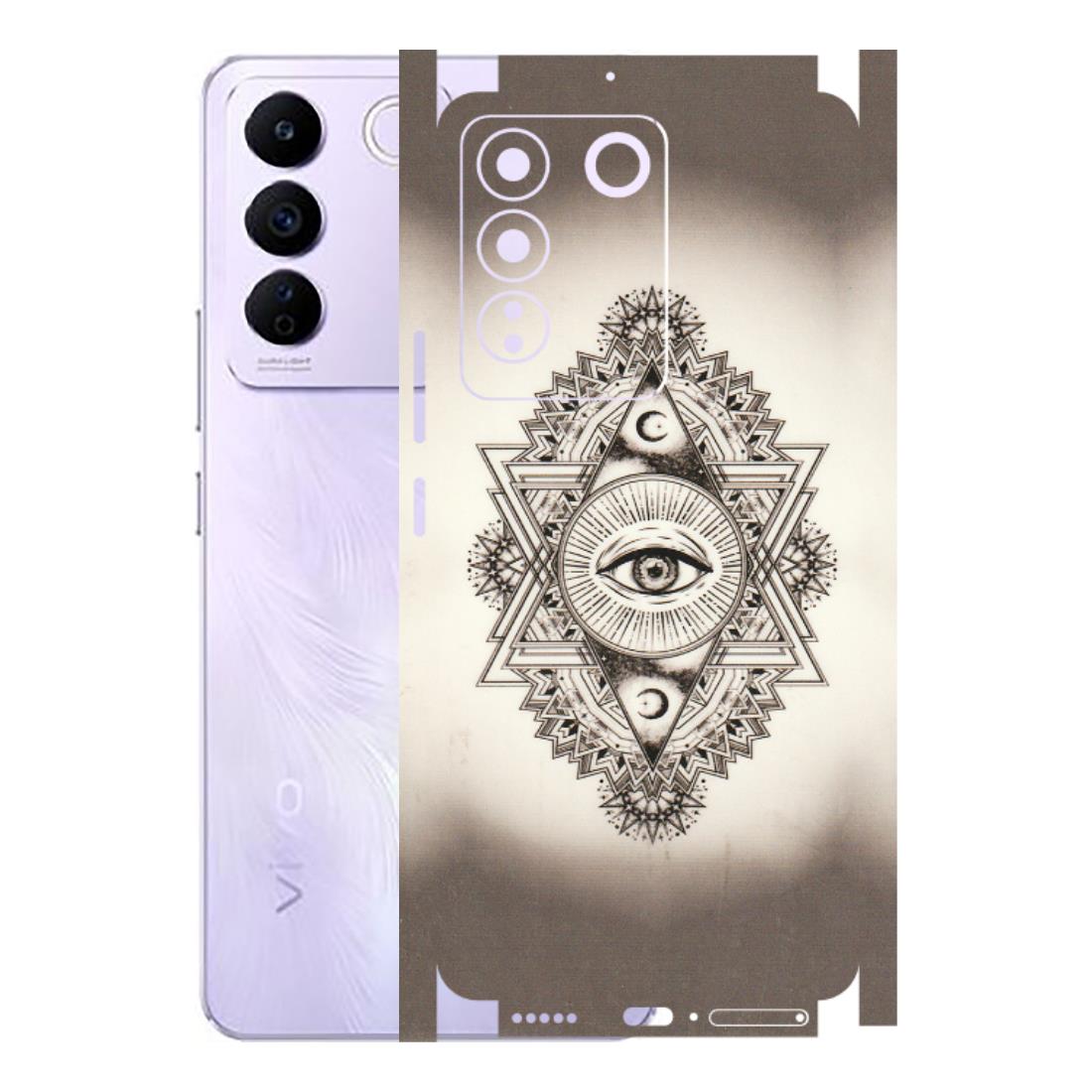 VIVO Z/V/X/T/U/S Series Phone Skins (All Models) - Illuminati Great Eye - Transparent Finish (T-14) Vivo V27E
