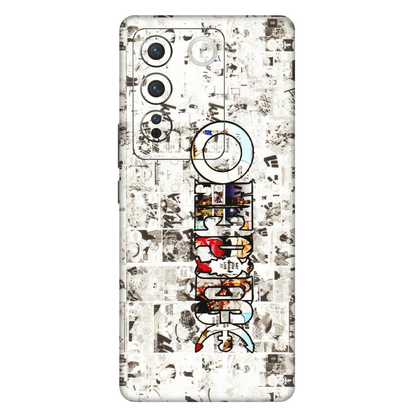 VIVO Z/V/X/T/U/S Series Phone Skins (All Models) - One Piece Manga - 3D Embossed Finish (L-26) Vivo V27 (5G)