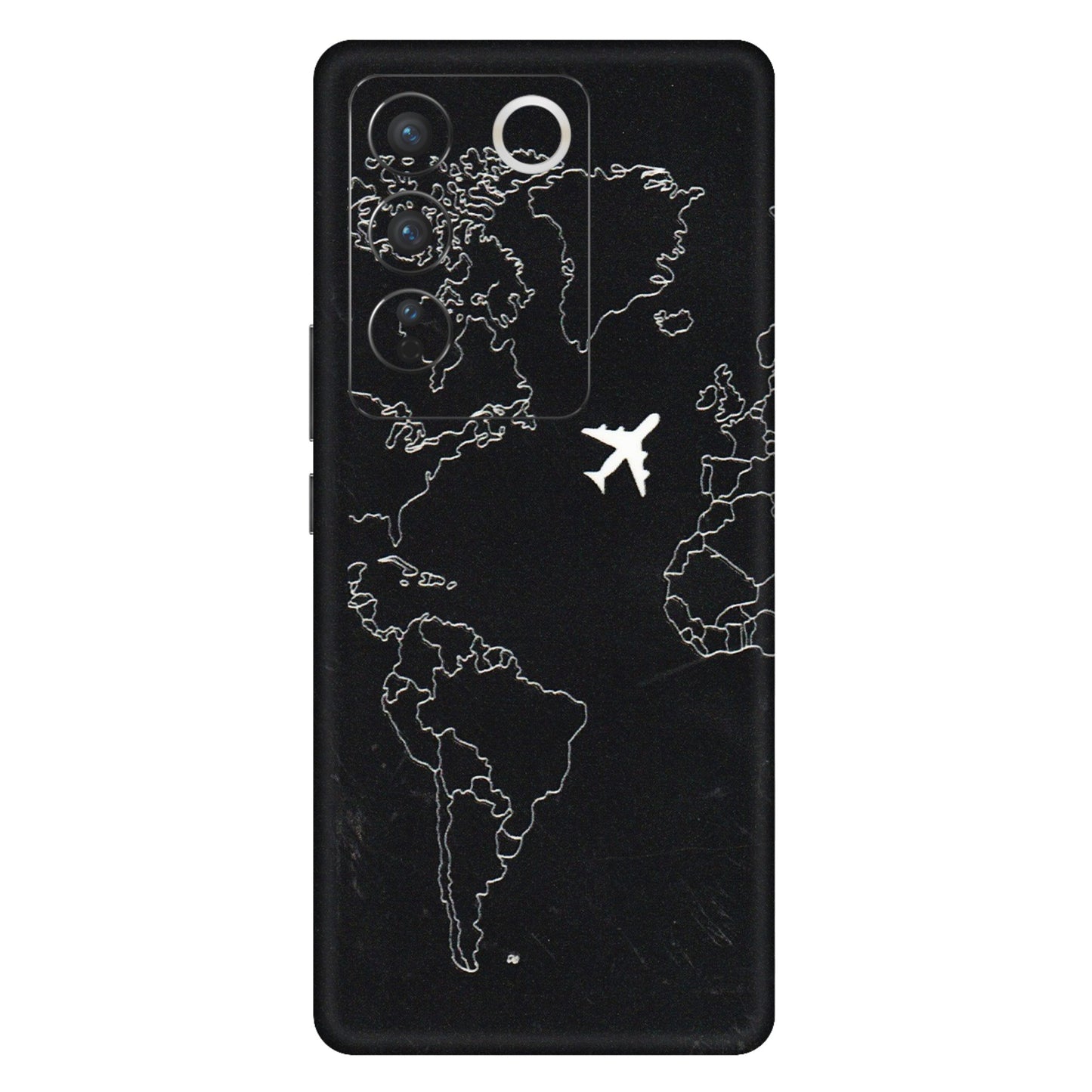 VIVO Z/V/X/T/U/S Series Phone Skins (All Models) - Never Ending Travel - 3D Embossed Finish (L-79) Vivo V27 (5G)