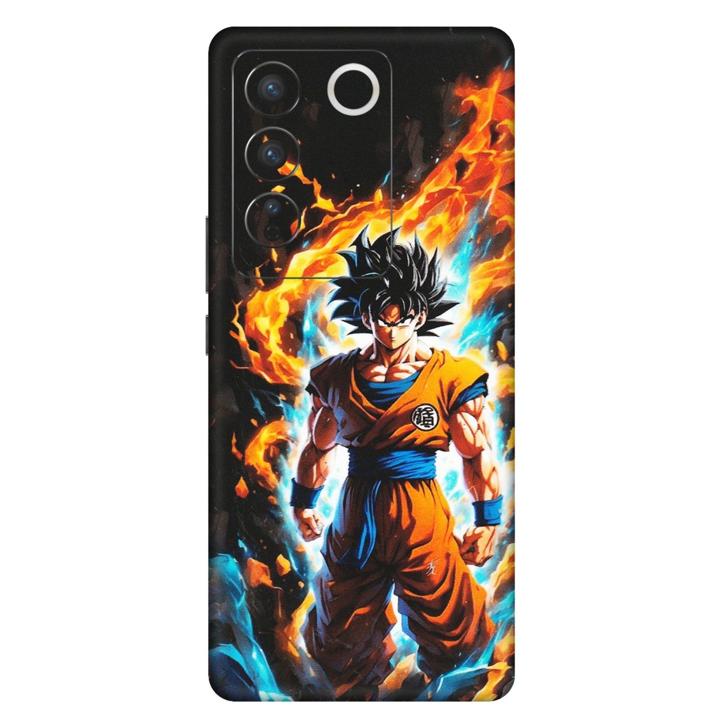 VIVO Z/V/X/T/U/S Series Phone Skins (All Models) - Goku Transformation Anime - Matte Finish (M-159) Vivo V27 (5G)