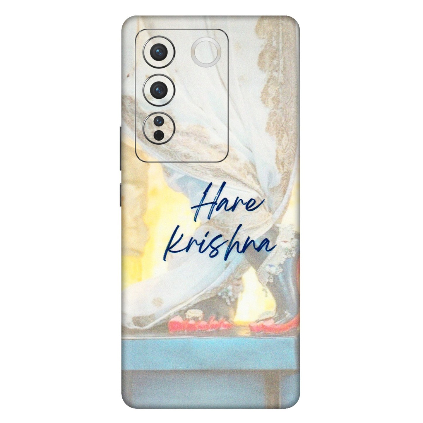 VIVO Z/V/X/T/U/S Series Phone Skins (All Models) - Hare Krishna - 3D Embossed Finish (L-03) Vivo V27 Pro (5G)