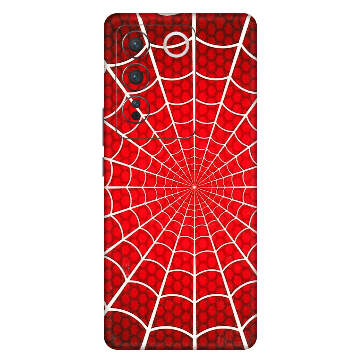 VIVO Z/V/X/T/U/S Series Phone Skins (All Models) - Classic Spidey Web - 3D Embossed Finish (L-115) Vivo V27 Pro (5G)