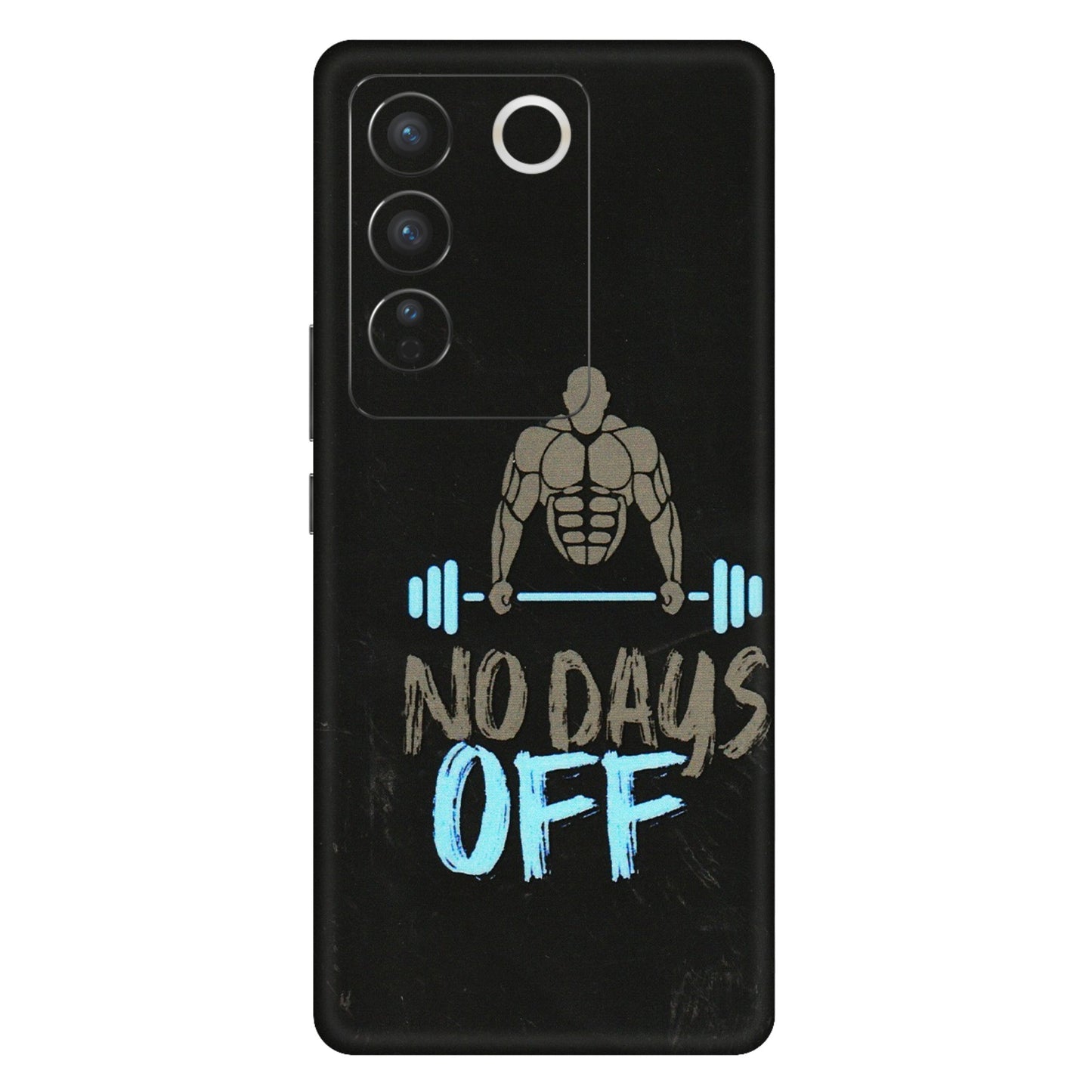 VIVO Z/V/X/T/U/S Series Phone Skins (All Models) - Gym Lover - 3D Embossed Finish (L-127) Vivo V27 Pro (5G)