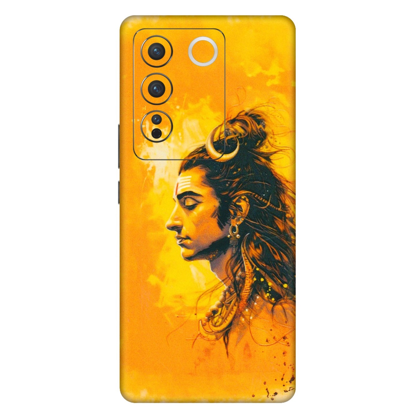 VIVO Z/V/X/T/U/S Series Phone Skins (All Models) - Shiv Shakti - 3D Embossed Finish (L-14) Vivo V27 Pro (5G)