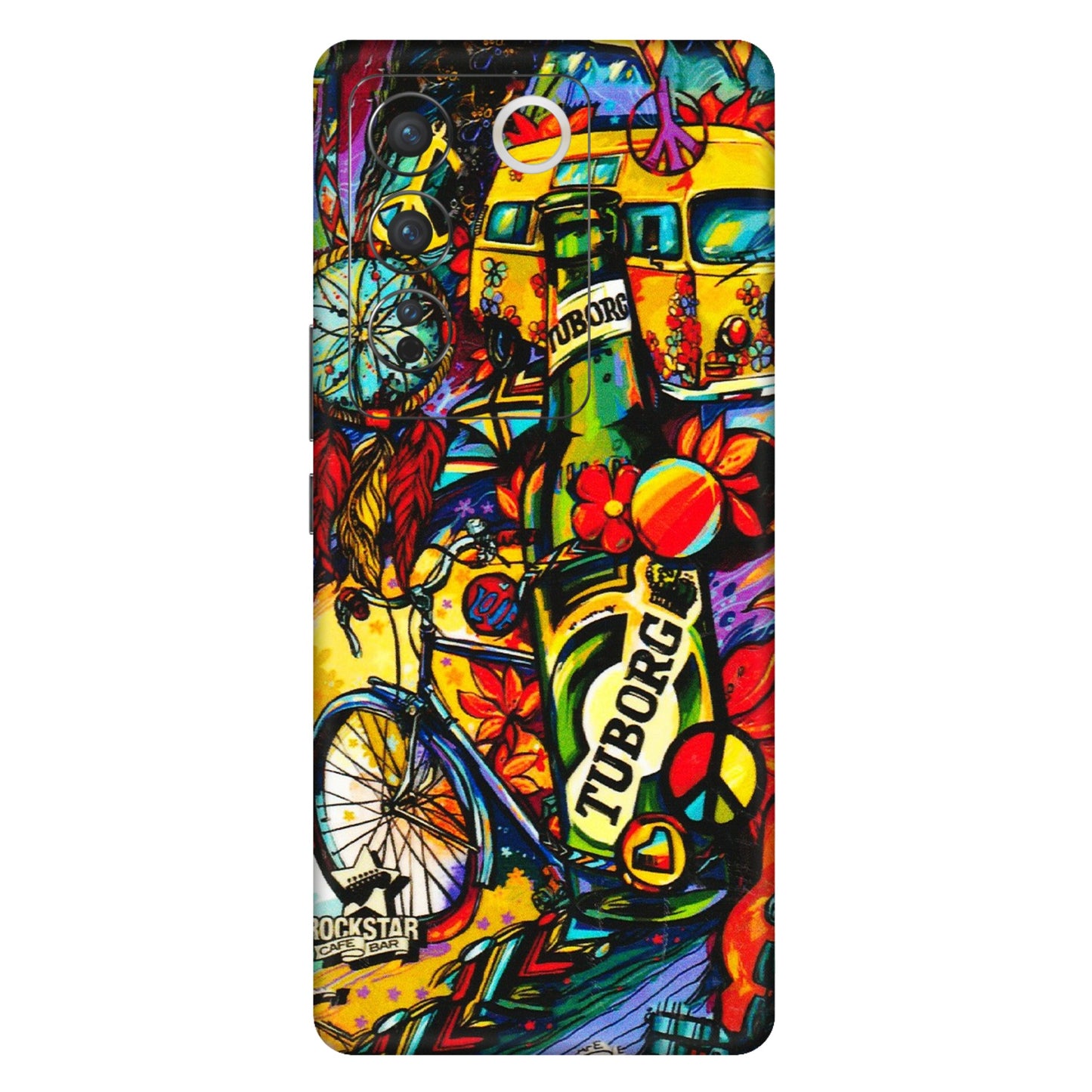 VIVO Z/V/X/T/U/S Series Phone Skins (All Models) - Cool Beer Bottle - 3D Embossed Finish (L-193) Vivo V27 Pro (5G)