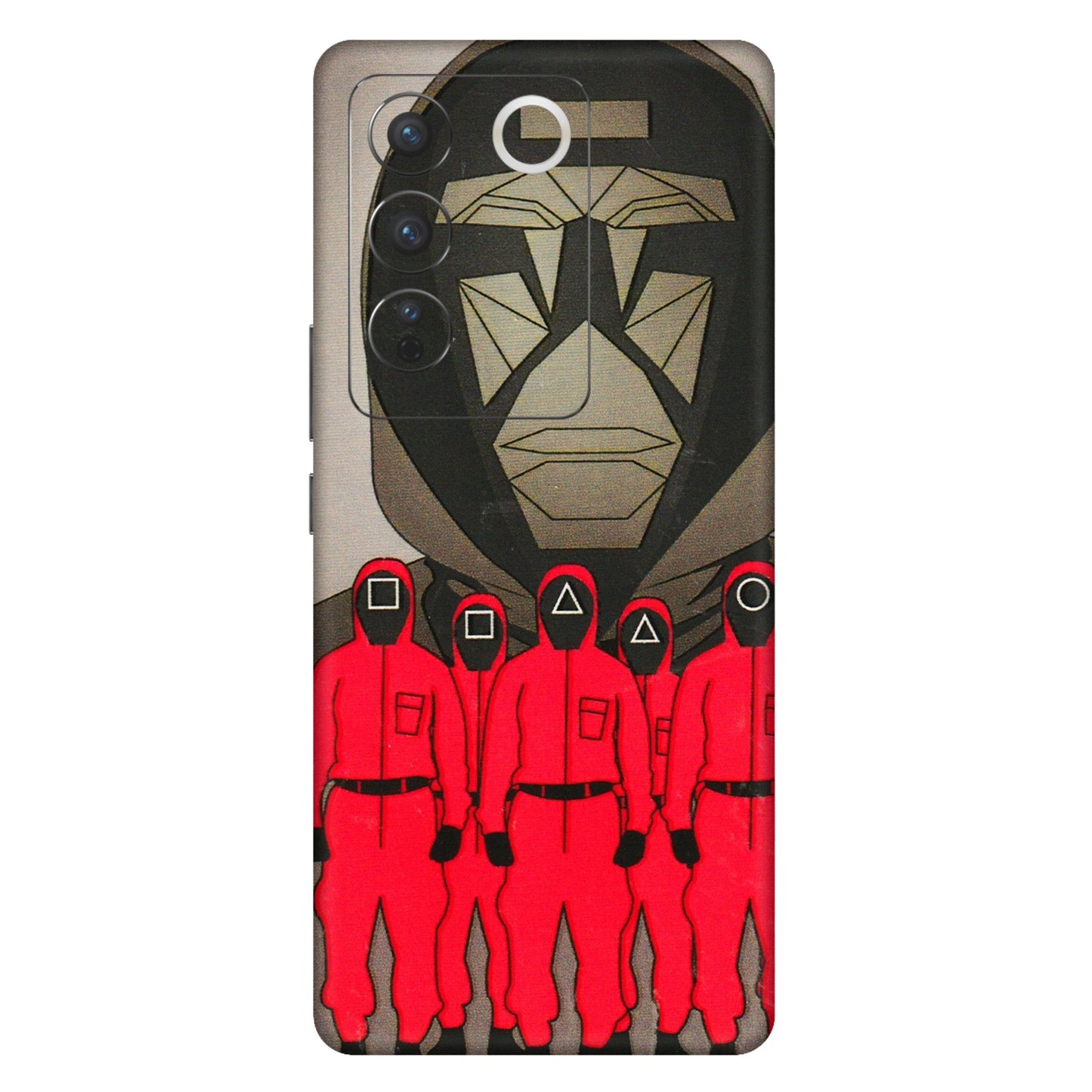 VIVO Z/V/X/T/U/S Series Phone Skins (All Models) - Squid Game Hero - 3D Embossed Finish (L-245) Vivo V27 Pro (5G)