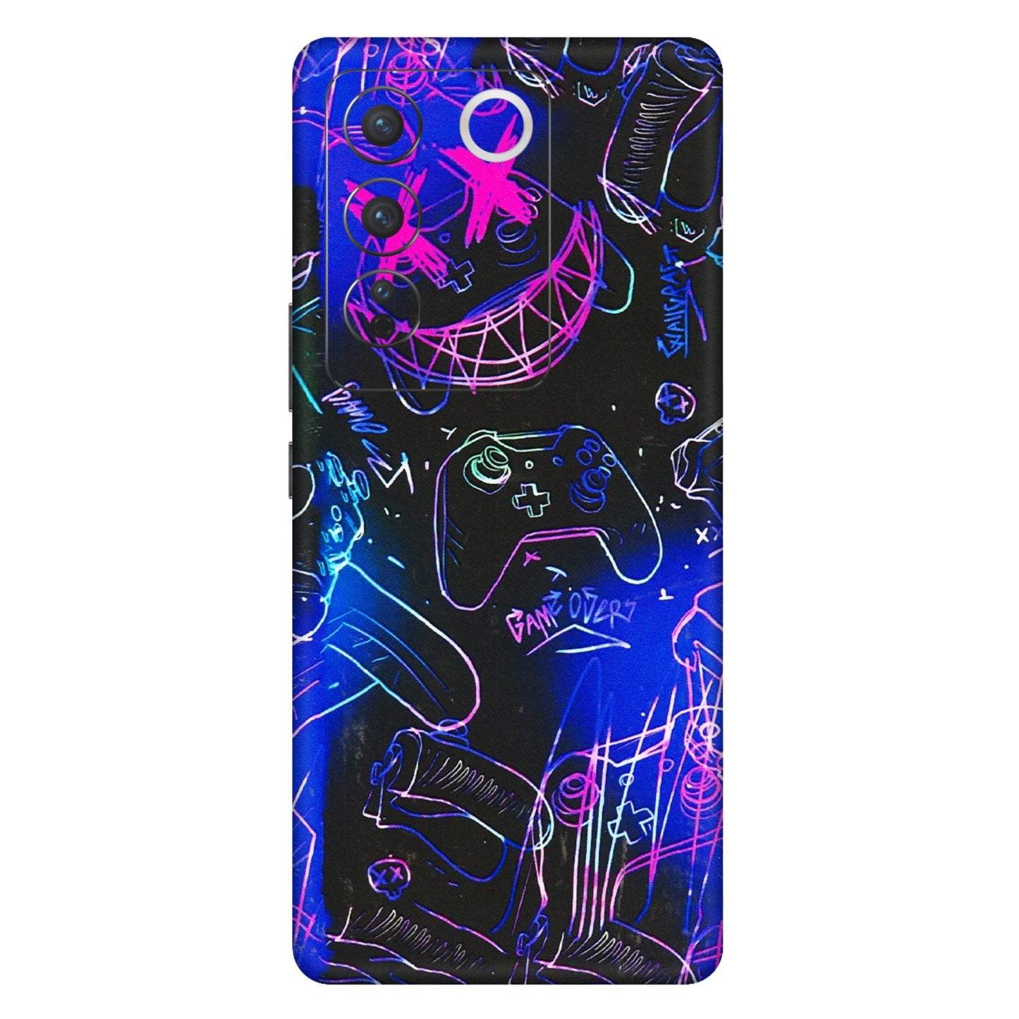 VIVO Z/V/X/T/U/S Series Phone Skins (All Models) - Gamers Paradise - 3D Embossed Finish (L-258) Vivo V27 Pro (5G)