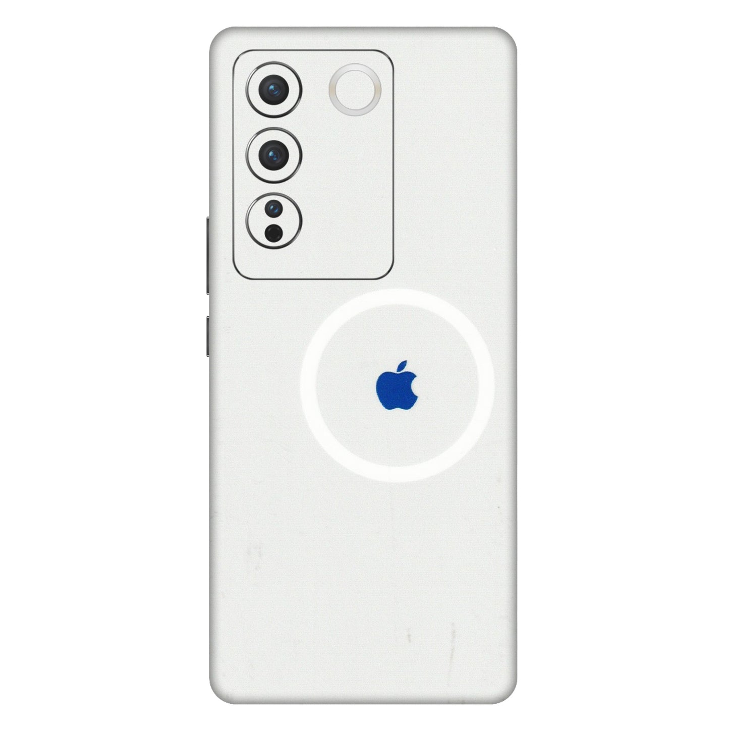 VIVO Z/V/X/T/U/S Series Phone Skins (All Models) - iPhone Magsafe Logo - 3D Embossed Finish (L-320) Vivo V27 Pro (5G)
