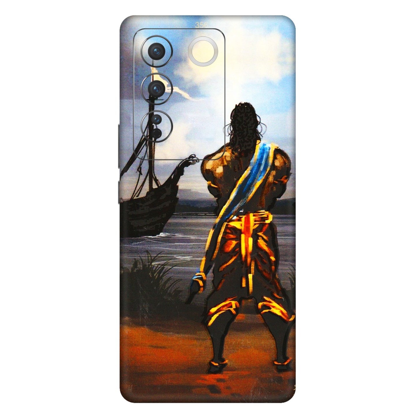 VIVO Z/V/X/T/U/S Series Phone Skins (All Models) - Heavenly God Figure - 3D Embossed Finish (L-34) Vivo V27 Pro (5G)