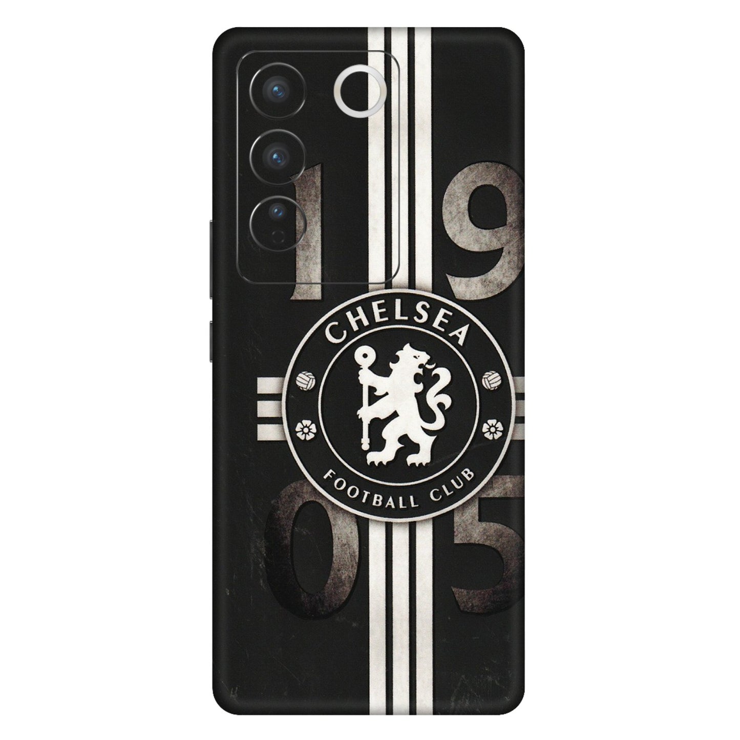 VIVO Z/V/X/T/U/S Series Phone Skins (All Models) - Chelsea Fan Club - 3D Embossed Finish (L-36) Vivo V27 Pro (5G)