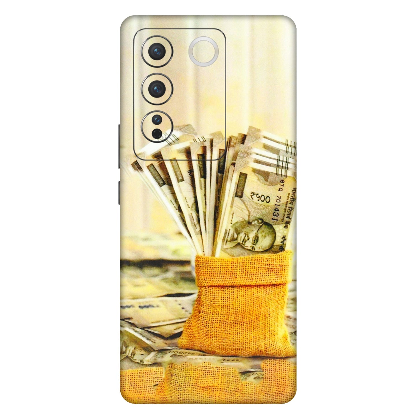 VIVO Z/V/X/T/U/S Series Phone Skins (All Models) - Show Me The Money - 3D Embossed Finish (L-52) Vivo V27 Pro (5G)