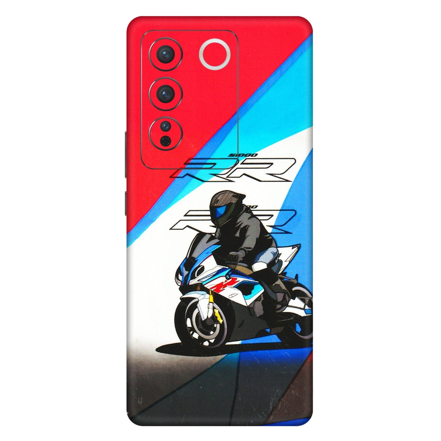 VIVO Z/V/X/T/U/S Series Phone Skins (All Models) - Bikers Love - 3D Embossed Finish (L-58) Vivo V27 Pro (5G)