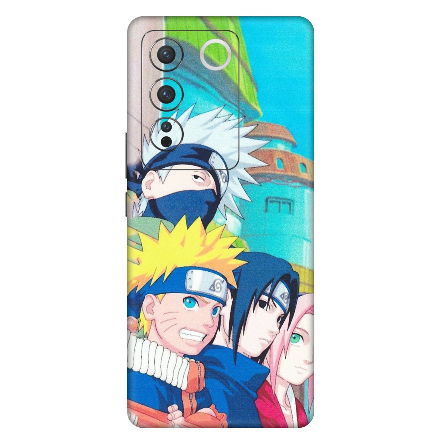 VIVO Z/V/X/T/U/S Series Phone Skins (All Models) - Team Minato And Kakashi - Matte Finish (M-101) Vivo V27 Pro (5G)