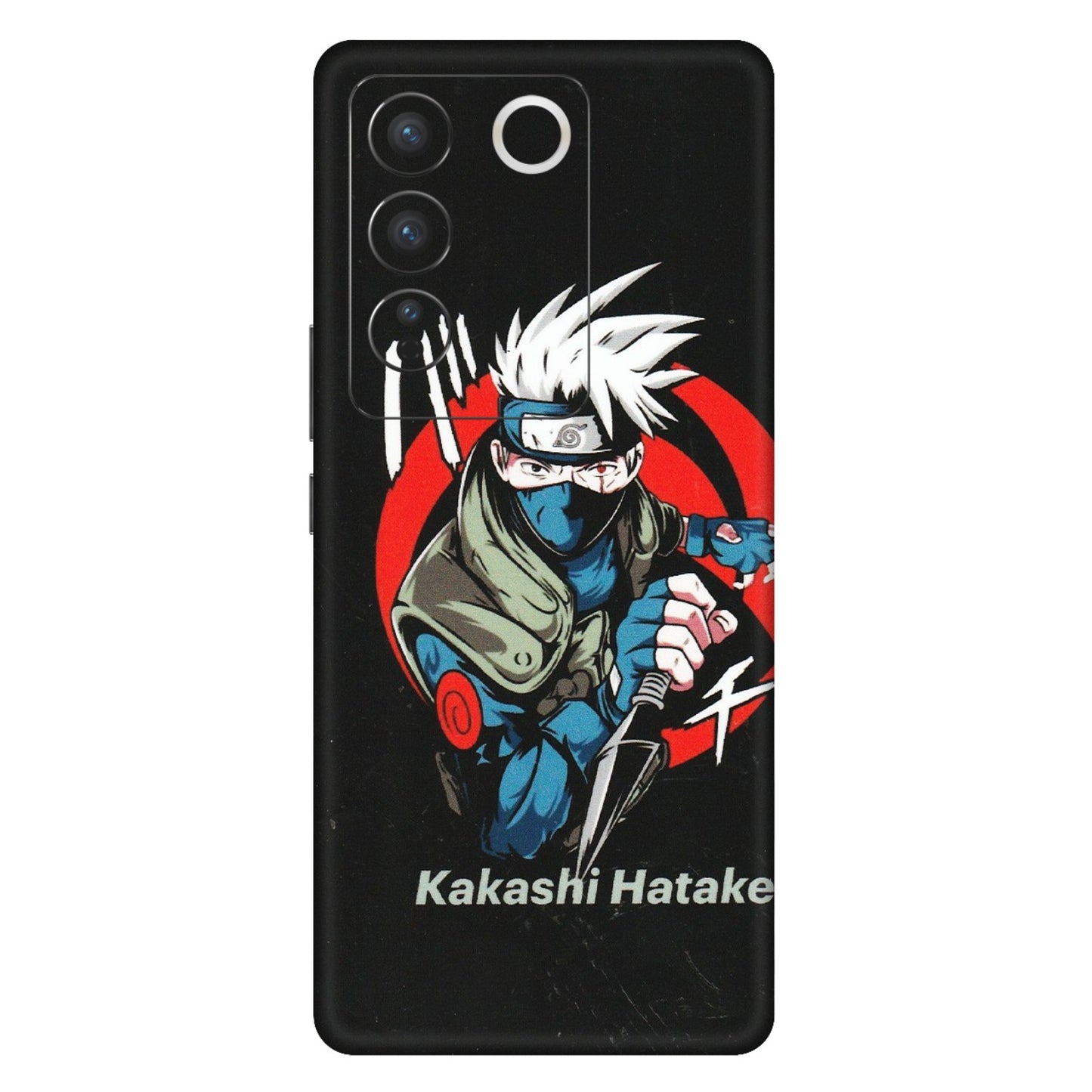 VIVO Z/V/X/T/U/S Series Phone Skins (All Models) - Naruto Kakashi Hatake Killer - Matte Finish (M-114) Vivo V27 Pro (5G)