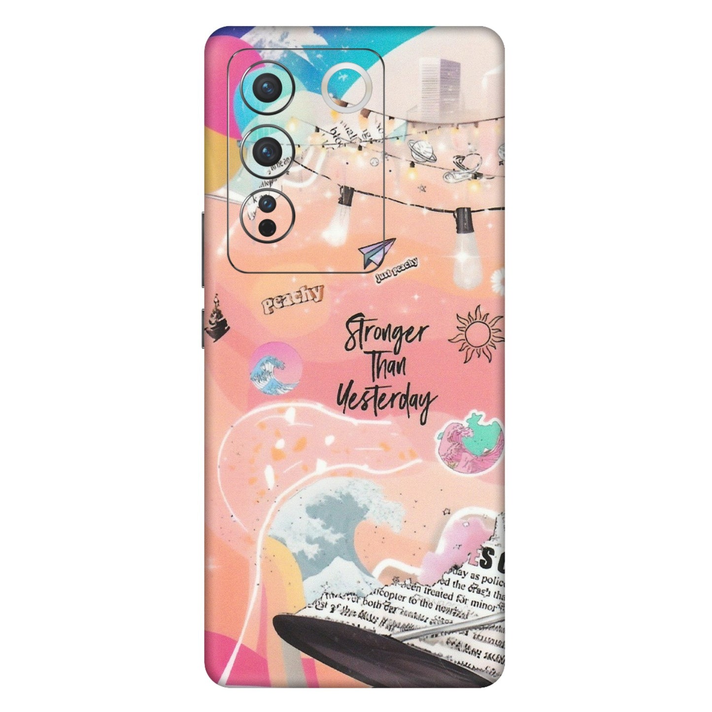 VIVO Z/V/X/T/U/S Series Phone Skins (All Models) - Stronger Then Yesterday - Matte Finish (M-128) Vivo V27 Pro (5G)