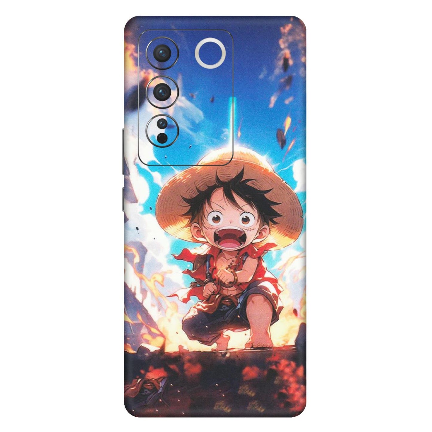 VIVO Z/V/X/T/U/S Series Phone Skins (All Models) - Toon One Piece Cute Character - Matte Finish (M-35) Vivo V27 Pro (5G)