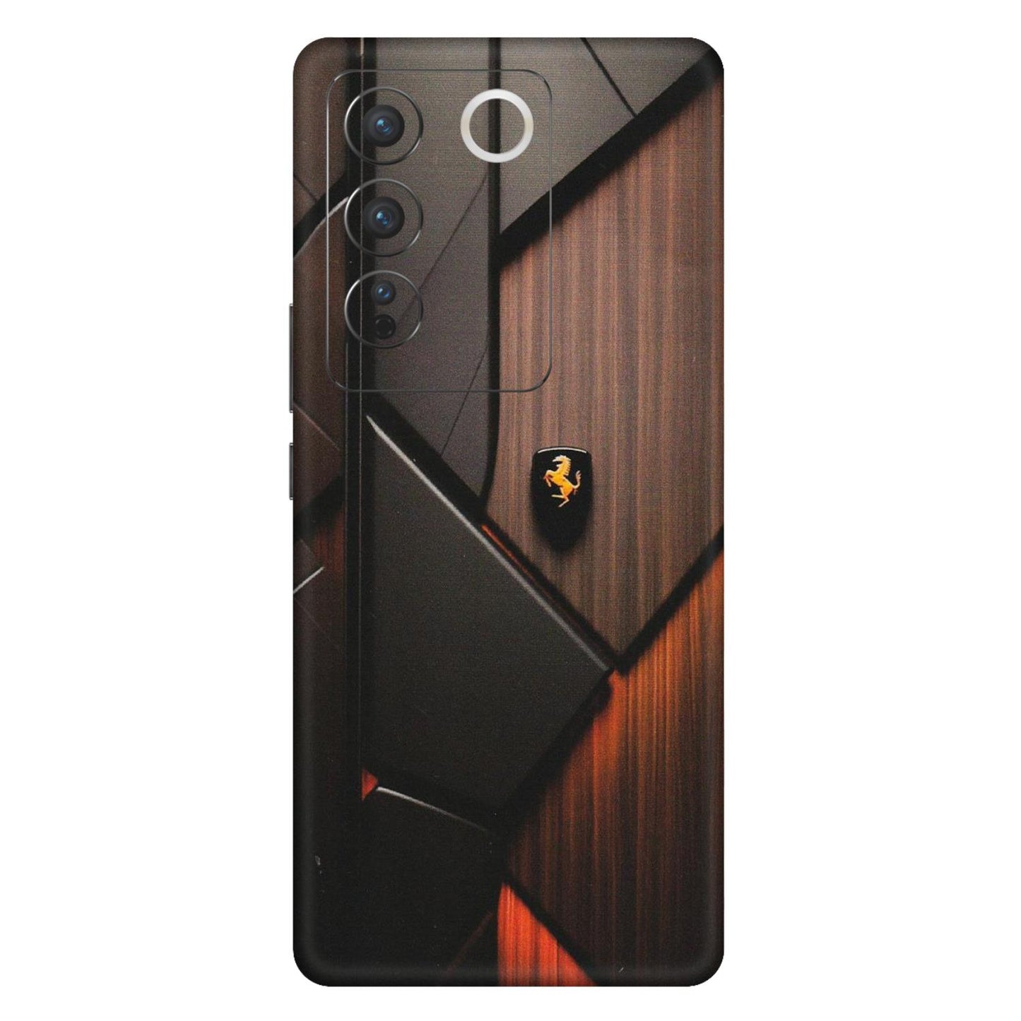 VIVO Z/V/X/T/U/S Series Phone Skins (All Models) - Lambo Beauty Wood Pattern Sober - Matte Finish (M-51) Vivo V27 Pro (5G)