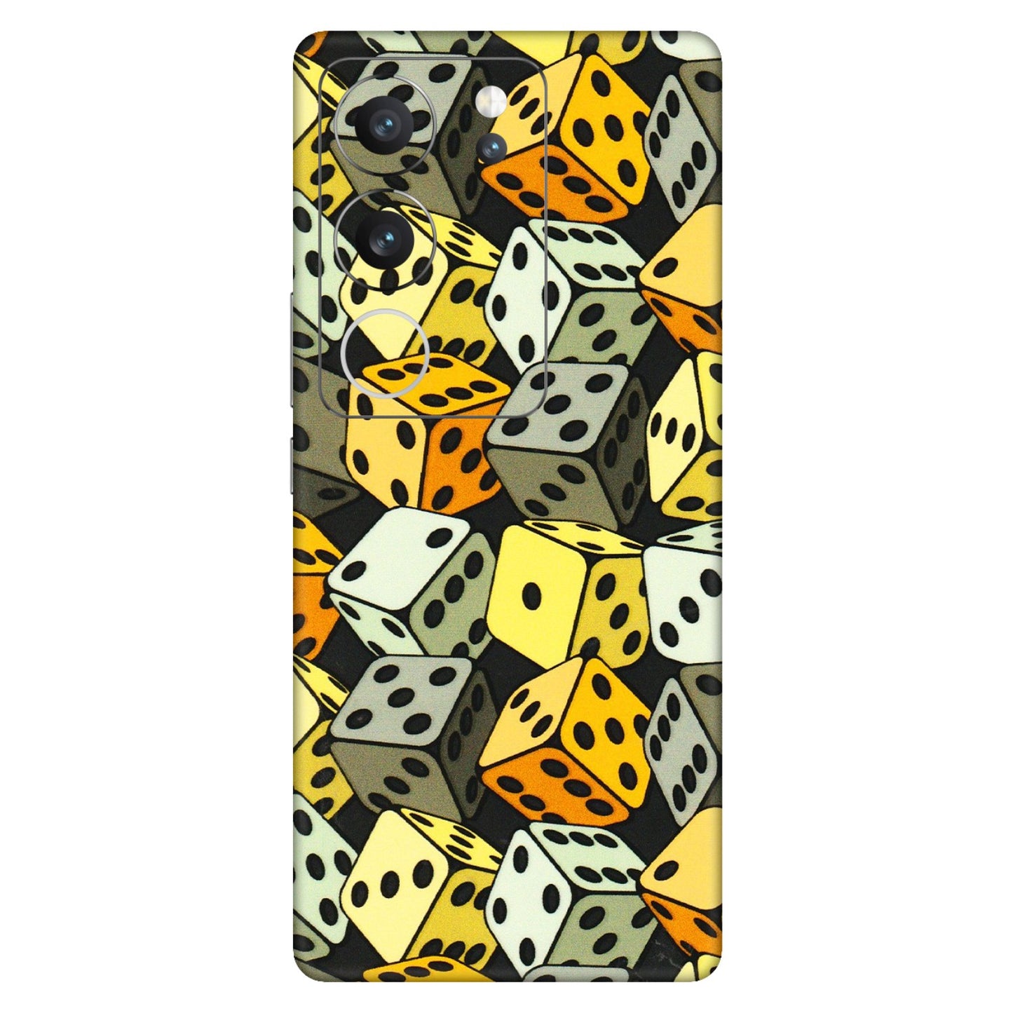 VIVO Z/V/X/T/U/S Series Phone Skins (All Models) - Dices Of Life - 3D Embossed Finish (L-04) Vivo V29 (5G)