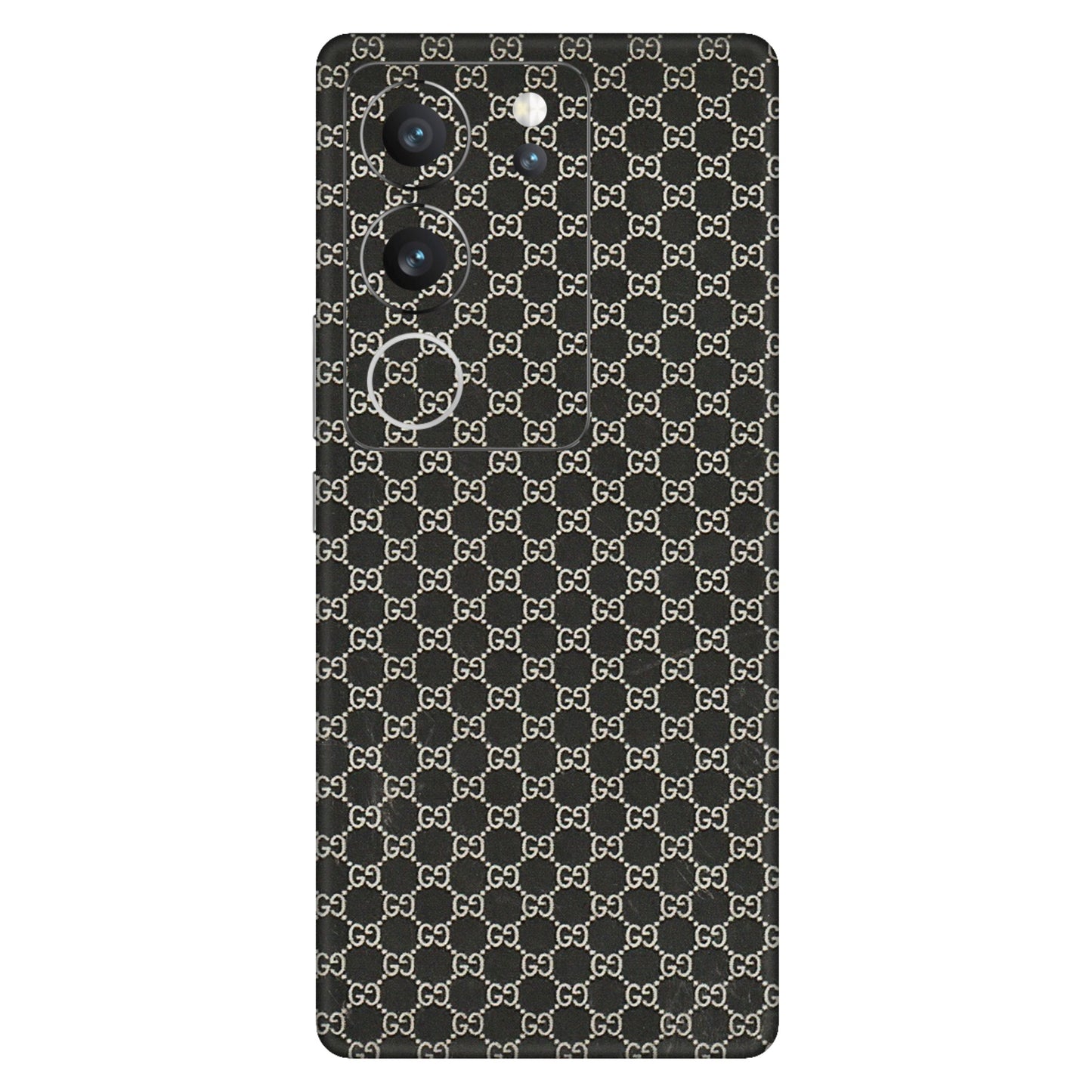 VIVO Z/V/X/T/U/S Series Phone Skins (All Models) - Black G Print - 3D Embossed Finish (L-109) Vivo V29 (5G)