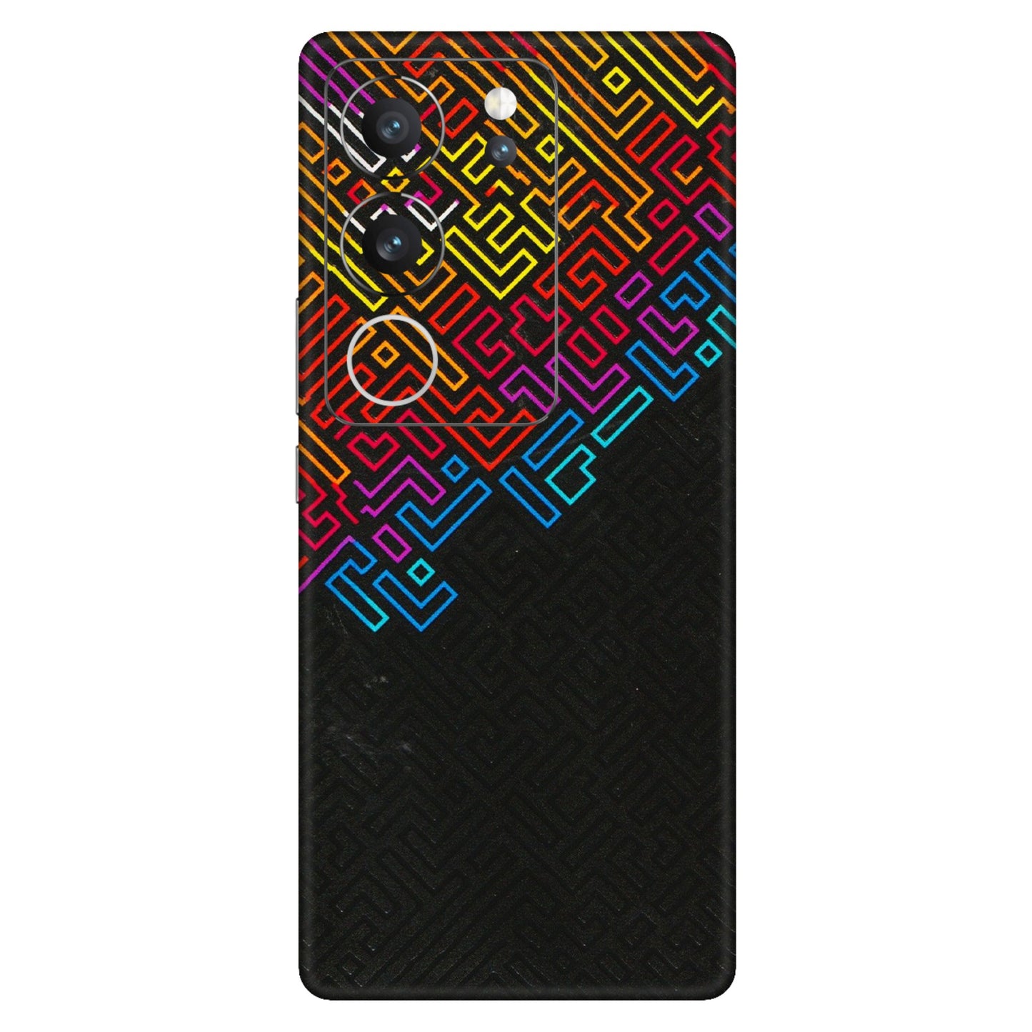 VIVO Z/V/X/T/U/S Series Phone Skins (All Models) - Dotme Pattern Art - 3D Embossed Finish (L-121) Vivo V29 (5G)