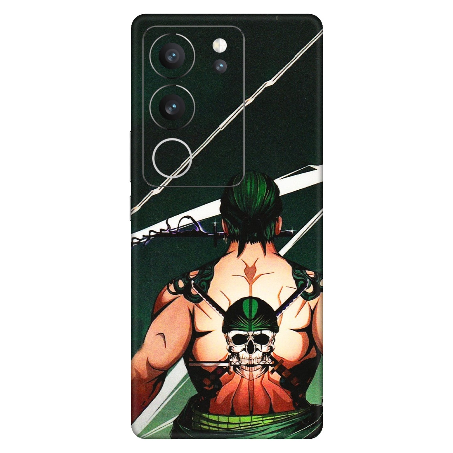 VIVO Z/V/X/T/U/S Series Phone Skins (All Models) - Zoro Anime - 3D Embossed Finish (L-23) Vivo V29 (5G)