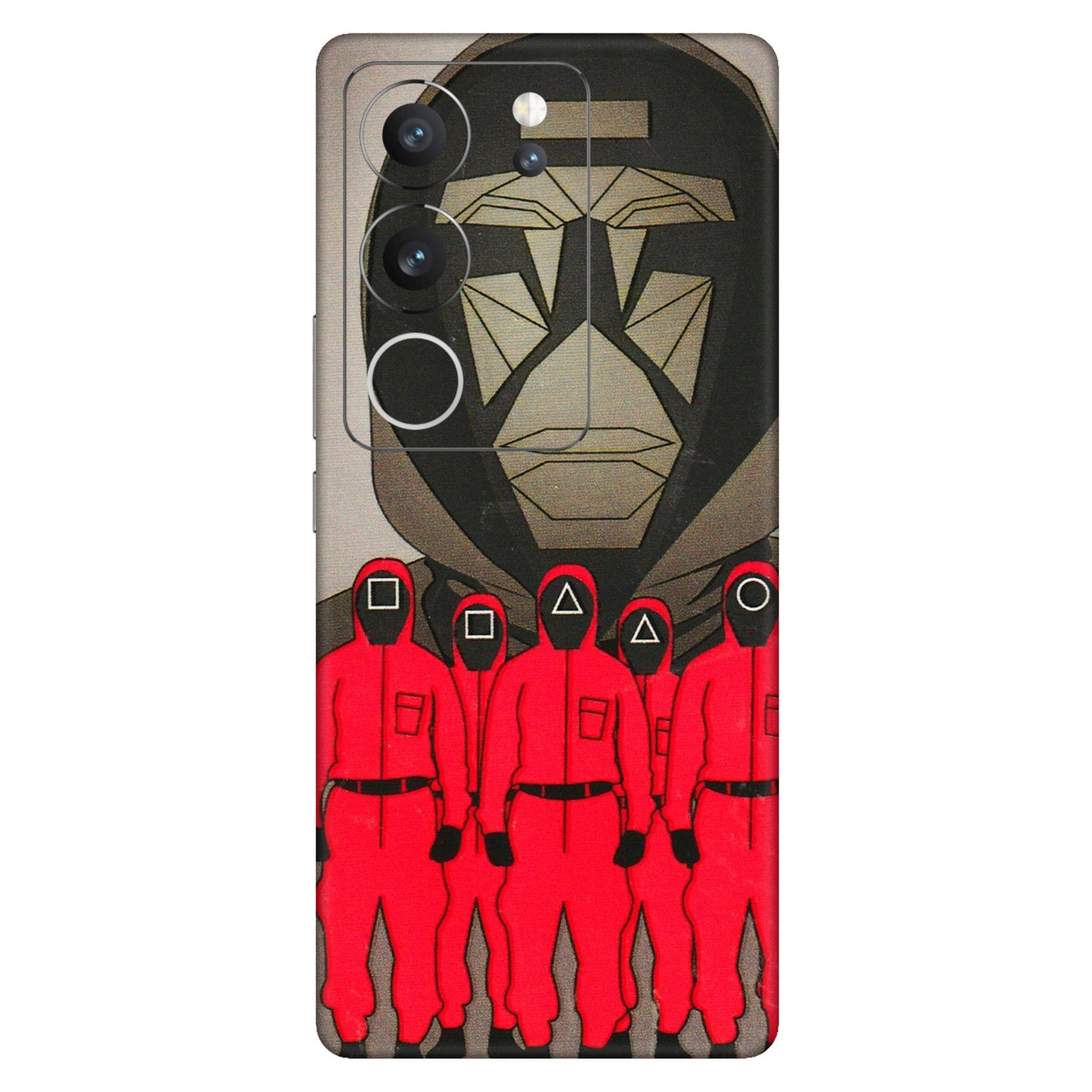 VIVO Z/V/X/T/U/S Series Phone Skins (All Models) - Squid Game Hero - 3D Embossed Finish (L-245) Vivo V29 (5G)