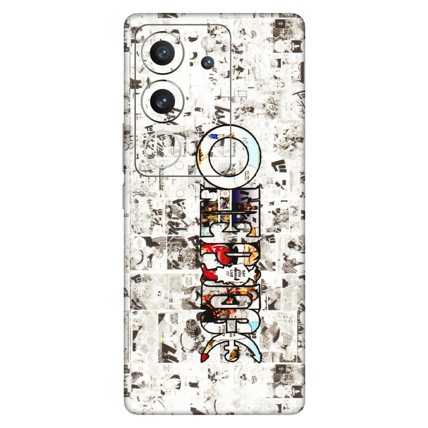 VIVO Z/V/X/T/U/S Series Phone Skins (All Models) - One Piece Manga - 3D Embossed Finish (L-26) Vivo V29 (5G)