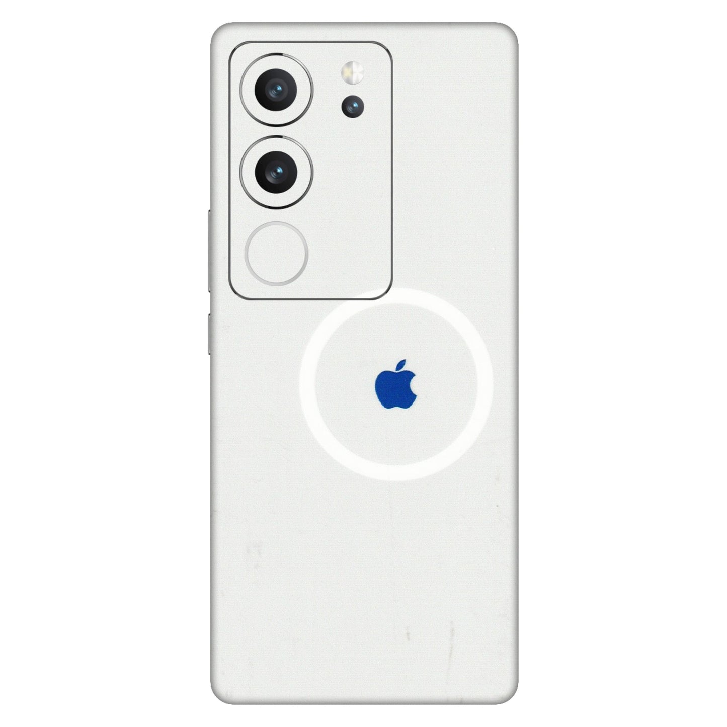 VIVO Z/V/X/T/U/S Series Phone Skins (All Models) - iPhone Magsafe Logo - 3D Embossed Finish (L-320) Vivo V29 (5G)