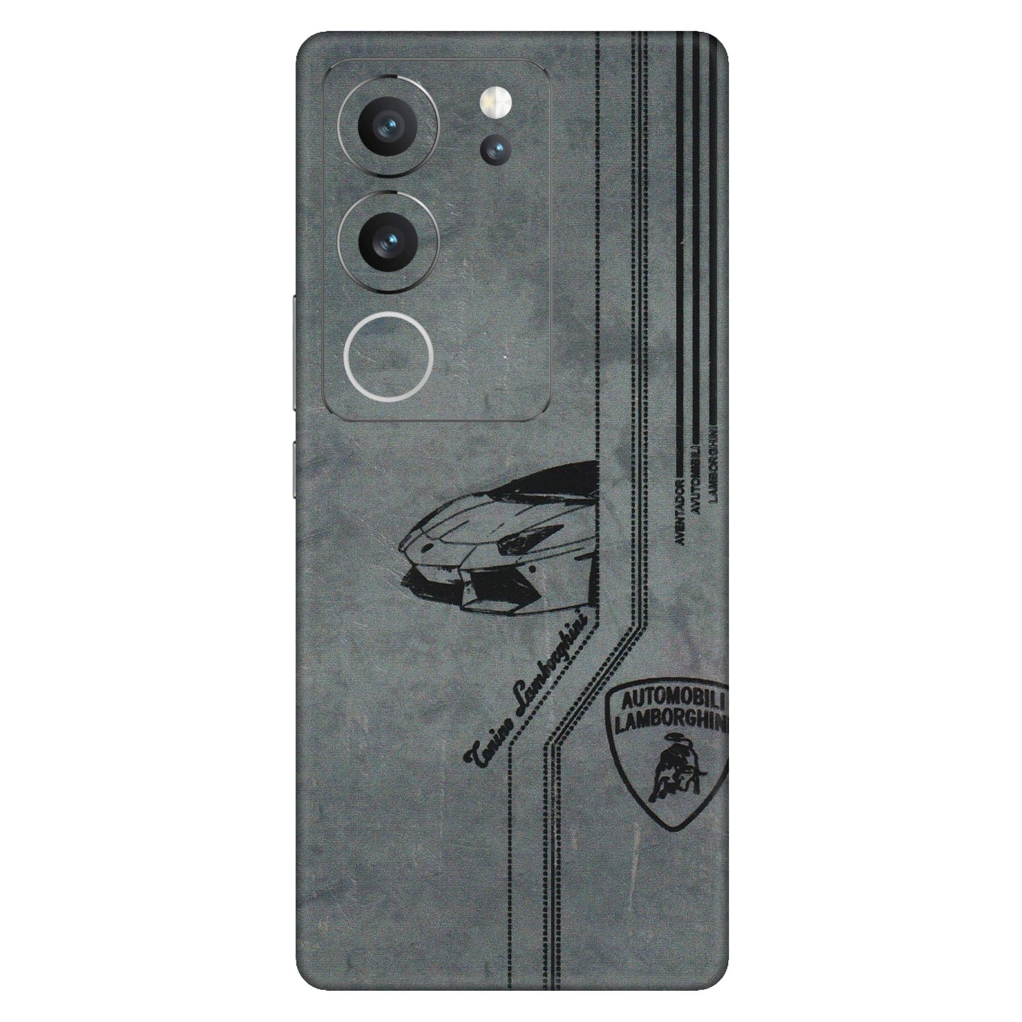 VIVO Z/V/X/T/U/S Series Phone Skins (All Models) - New Lamborgini Aventador - 3D Embossed Finish (L-321) Vivo V29 (5G)