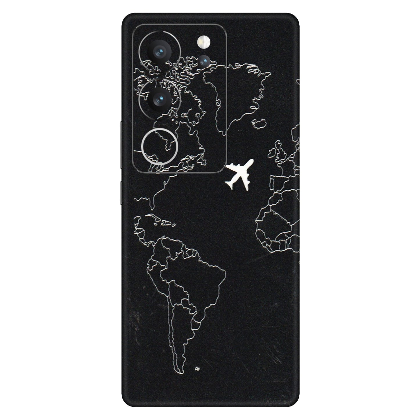 VIVO Z/V/X/T/U/S Series Phone Skins (All Models) - Never Ending Travel - 3D Embossed Finish (L-79) Vivo V29 (5G)