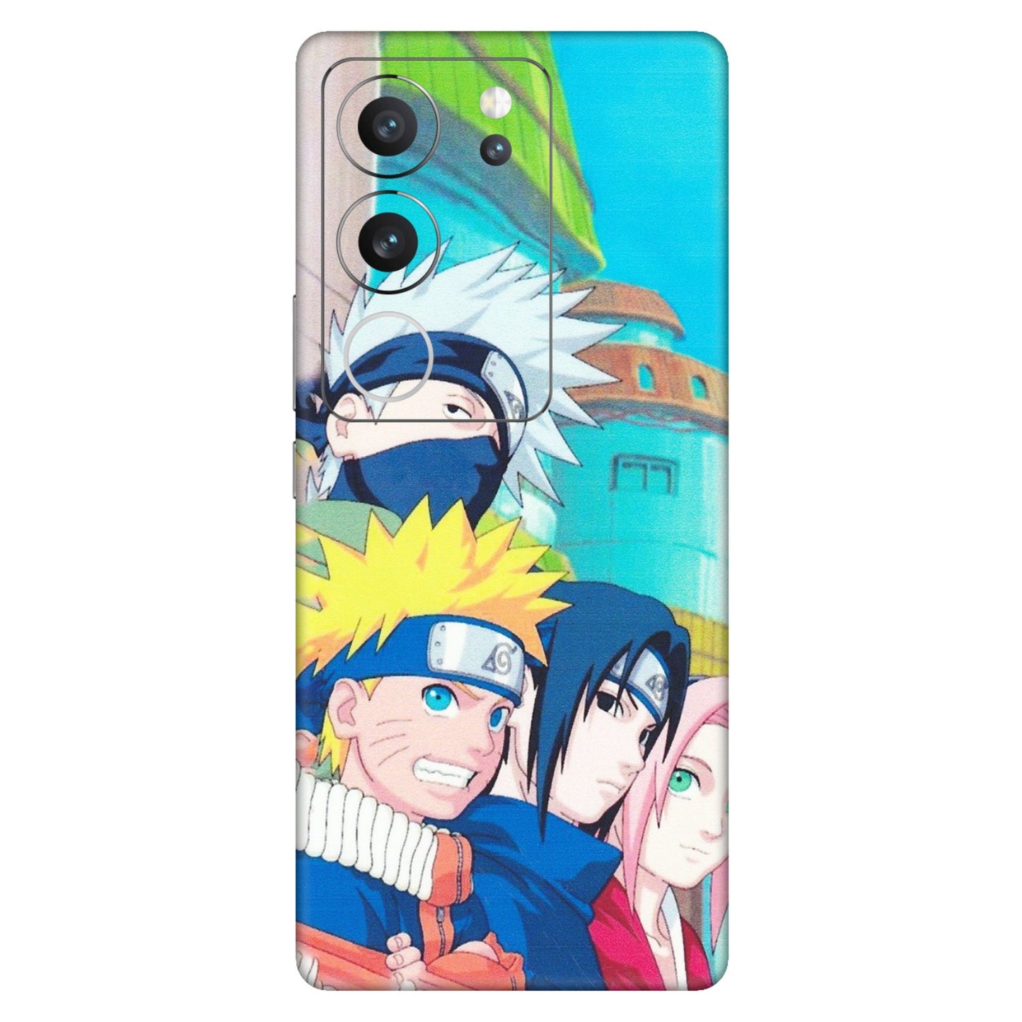 VIVO Z/V/X/T/U/S Series Phone Skins (All Models) - Team Minato And Kakashi - Matte Finish (M-101) Vivo V29 (5G)