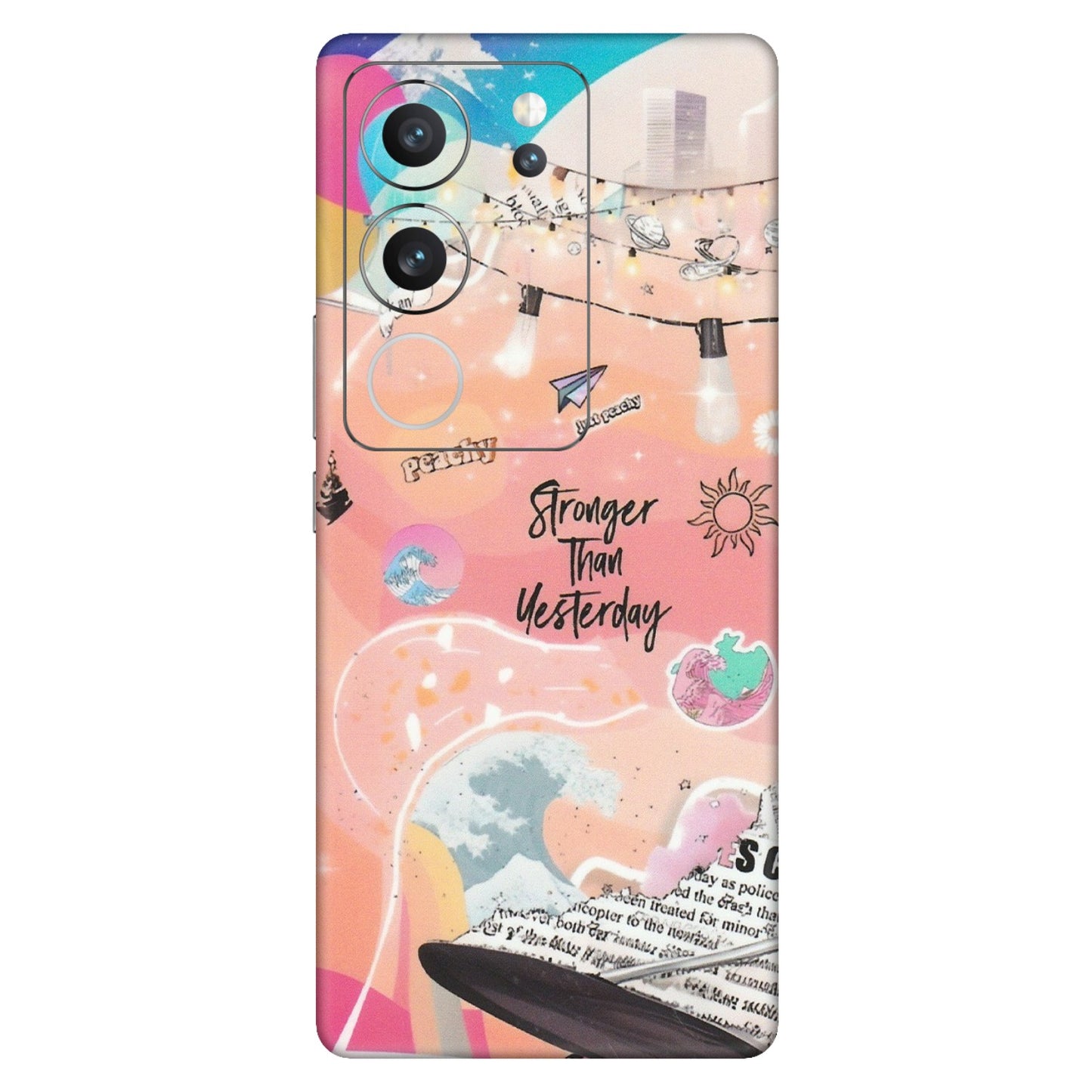 VIVO Z/V/X/T/U/S Series Phone Skins (All Models) - Stronger Then Yesterday - Matte Finish (M-128) Vivo V29 (5G)