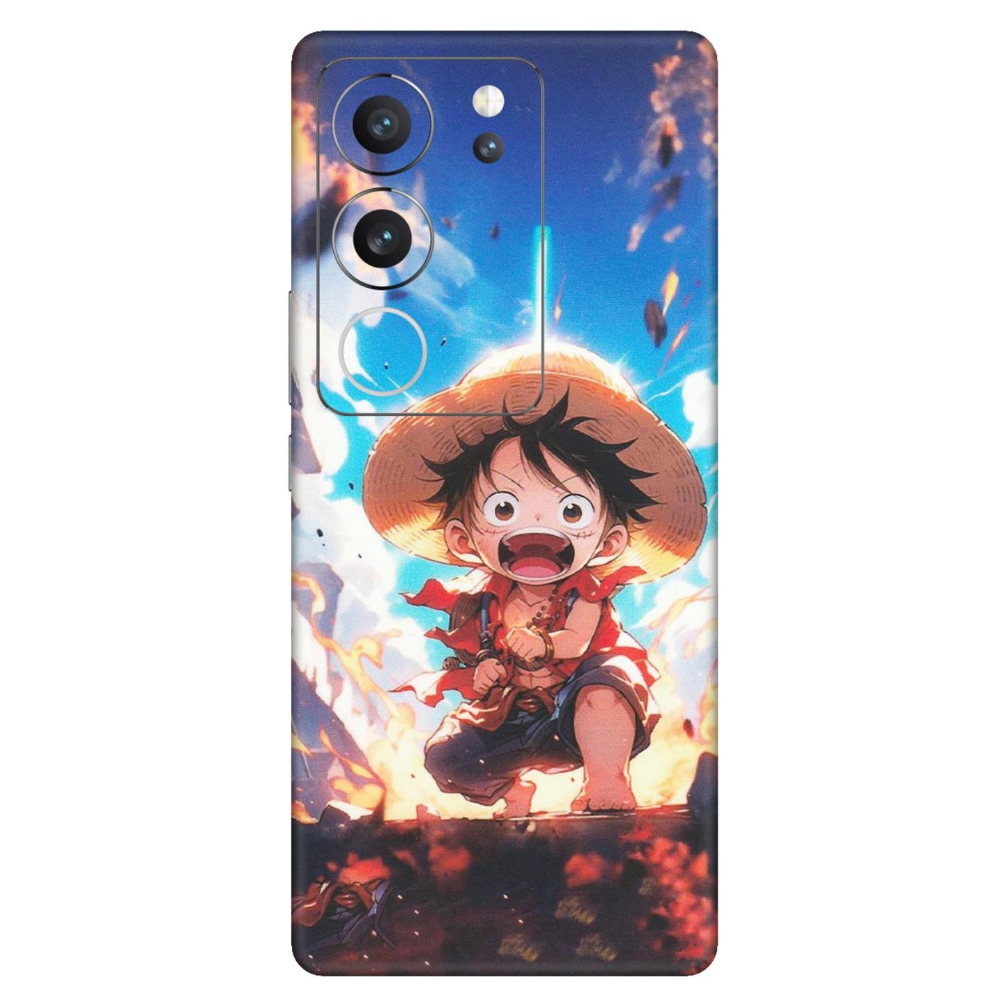 VIVO Z/V/X/T/U/S Series Phone Skins (All Models) - Toon One Piece Cute Character - Matte Finish (M-35) Vivo V29 (5G)