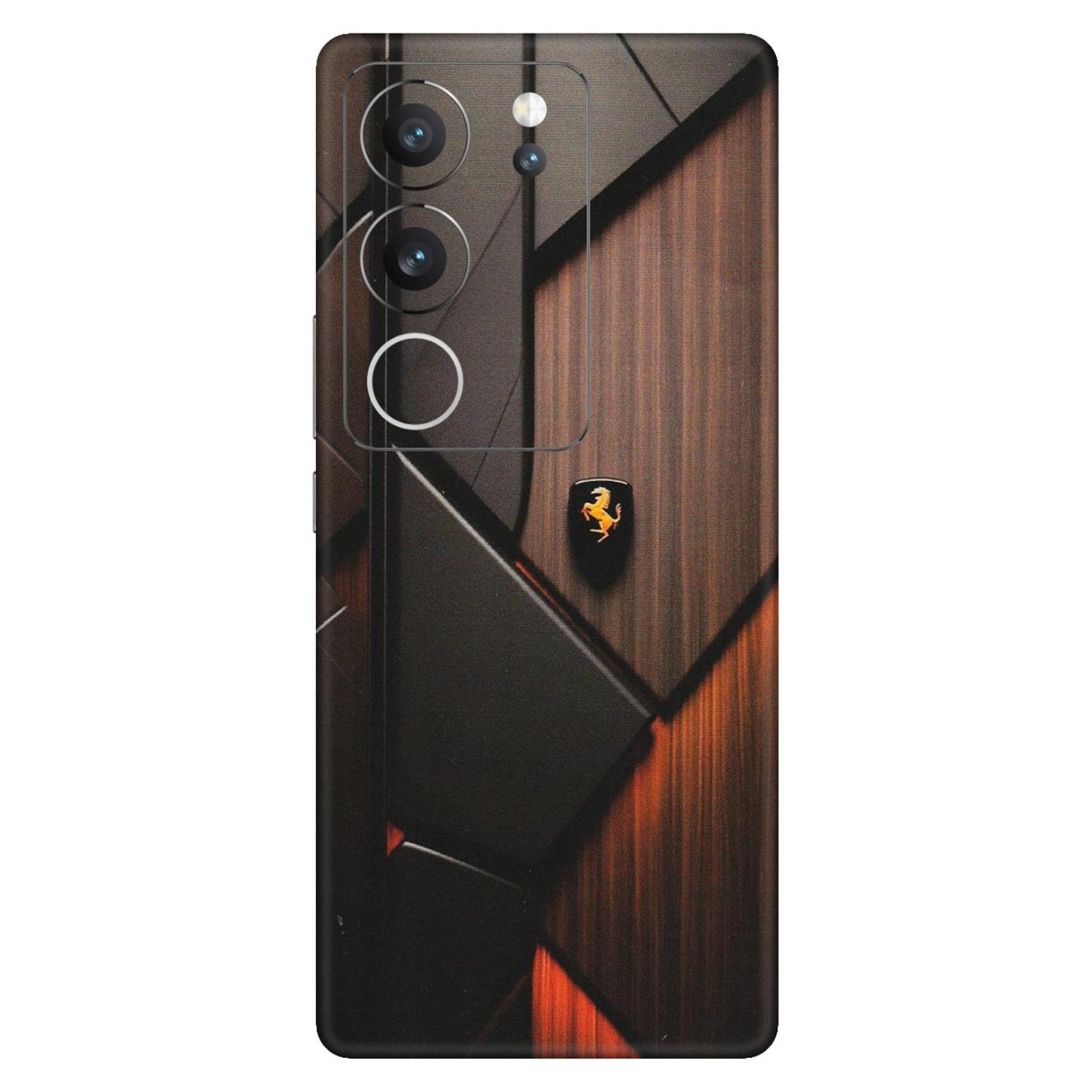 VIVO Z/V/X/T/U/S Series Phone Skins (All Models) - Lambo Beauty Wood Pattern Sober - Matte Finish (M-51) Vivo V29 (5G)