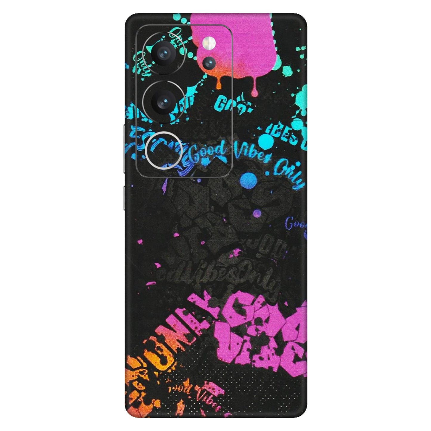 VIVO Z/V/X/T/U/S Series Phone Skins (All Models) - Majestic Black Vibes - Matte Finish (M-62) Vivo V29 (5G)