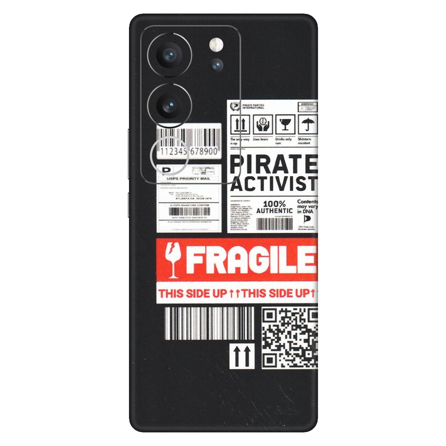 VIVO Z/V/X/T/U/S Series Phone Skins (All Models) - Handle With Care - Matte Finish (M-99) Vivo V29 (5G)