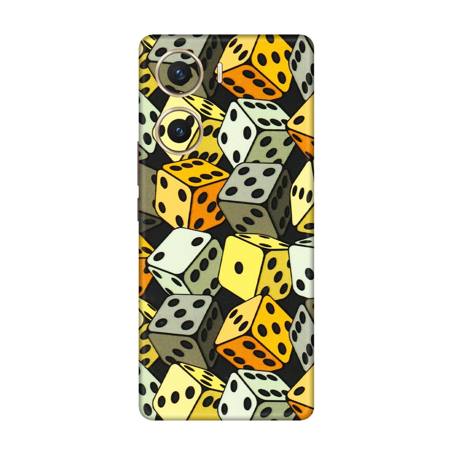 VIVO Z/V/X/T/U/S Series Phone Skins (All Models) - Dices Of Life - 3D Embossed Finish (L-04) Vivo V29e (5G)
