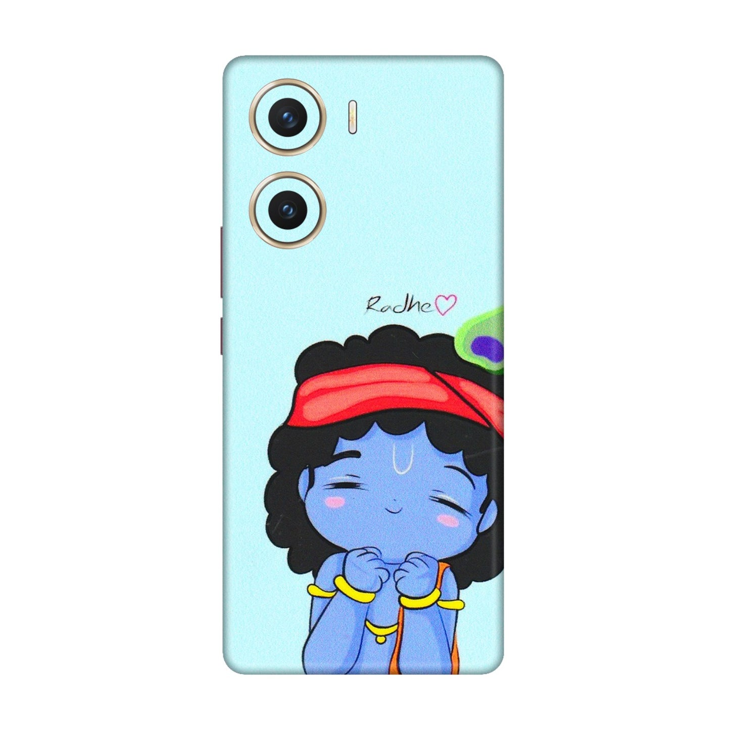 VIVO Z/V/X/T/U/S Series Phone Skins (All Models) - Radhe Radhe Cute Toon - 3D Embossed Finish (L-05) Vivo V29e (5G)
