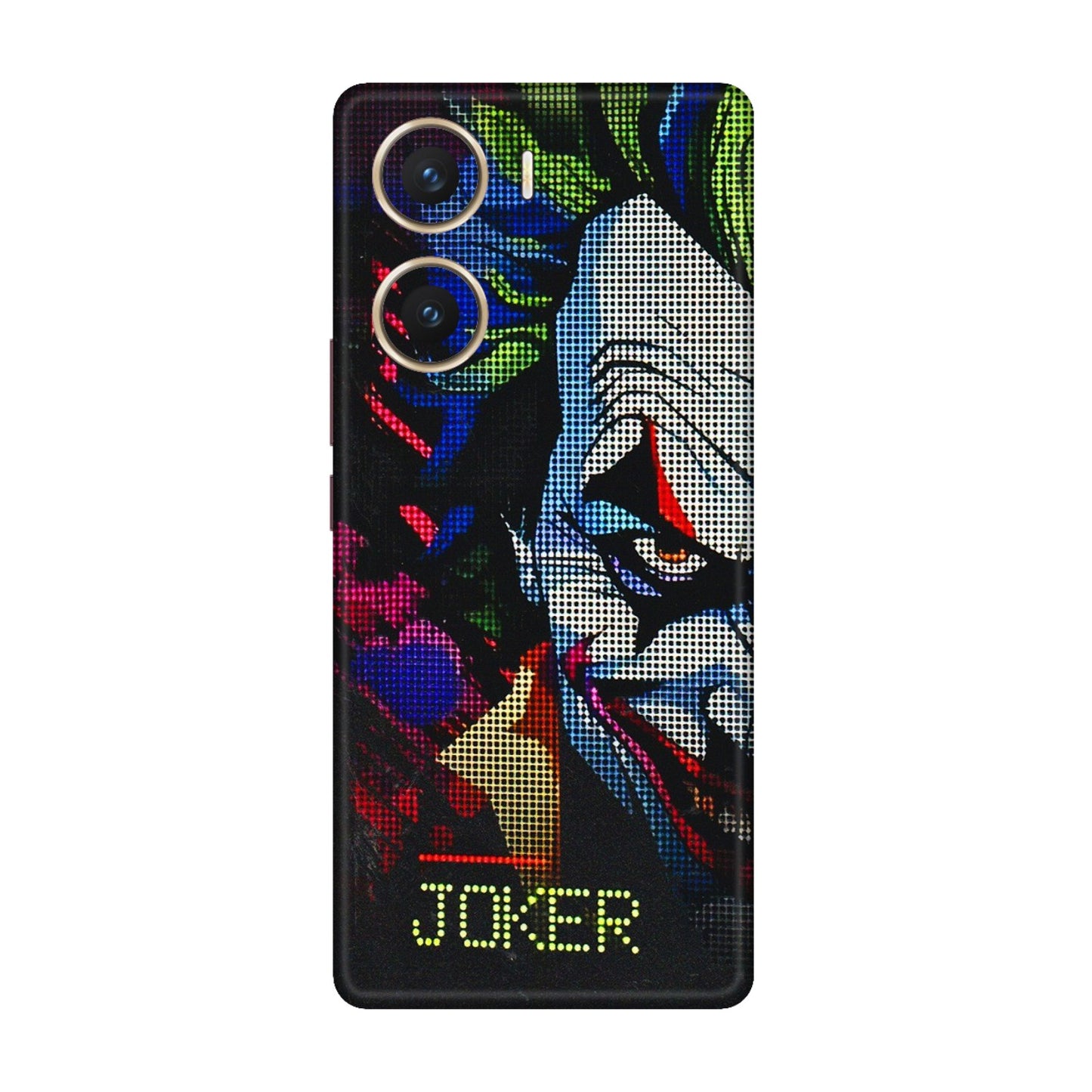 VIVO Z/V/X/T/U/S Series Phone Skins (All Models) - Joker Dot Matrix - 3D Embossed Finish (L-08) Vivo V29e (5G)