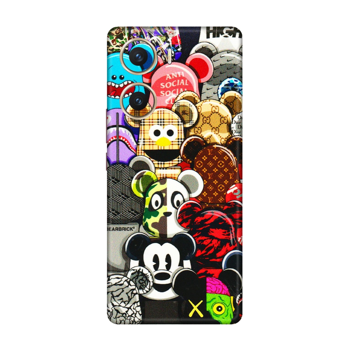 VIVO Z/V/X/T/U/S Series Phone Skins (All Models) - More Mickey Mouses - 3D Embossed Finish (L-118) Vivo V29e (5G)