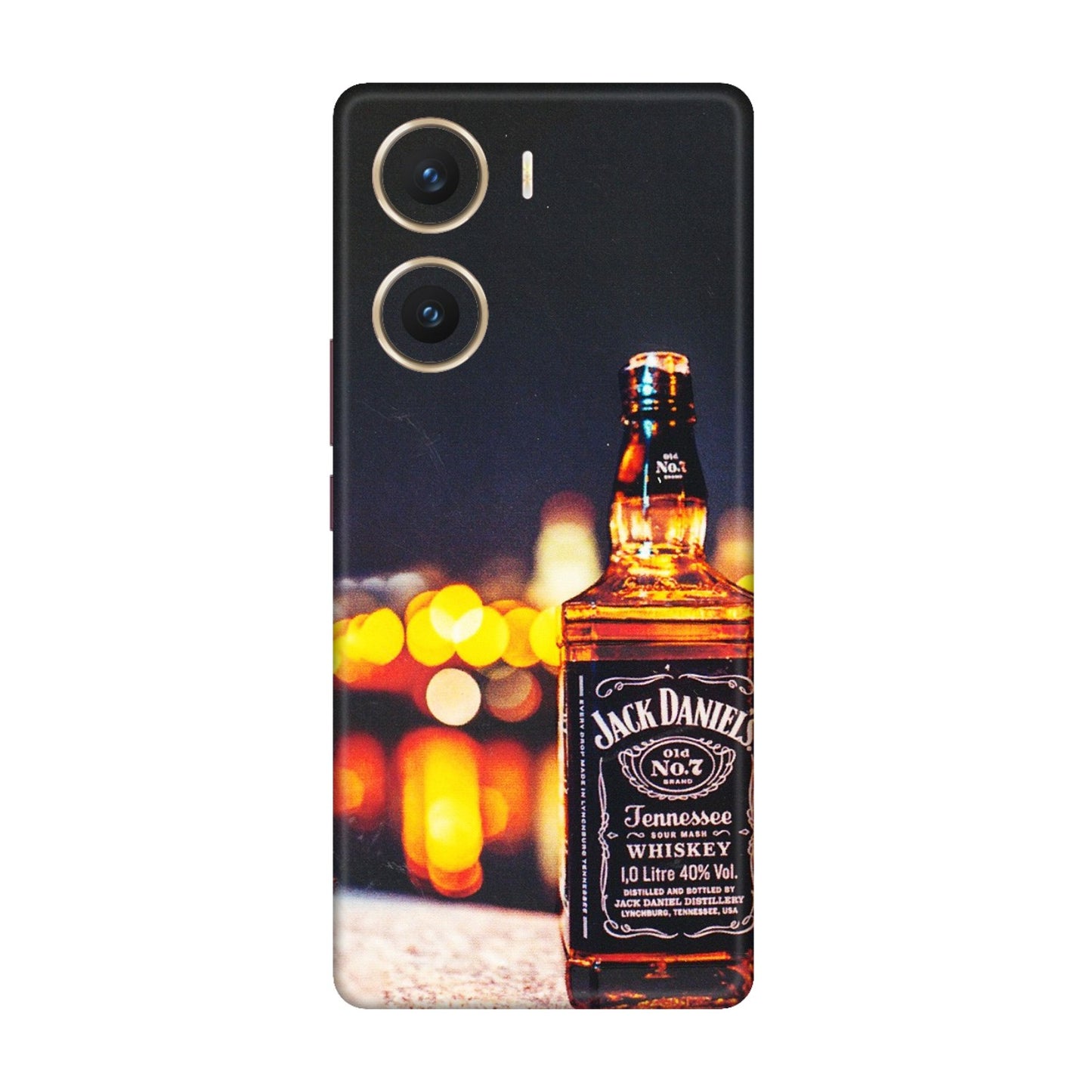 VIVO Z/V/X/T/U/S Series Phone Skins (All Models) - JD Whiskey Bottle - 3D Embossed Finish (L-20) Vivo V29e (5G)