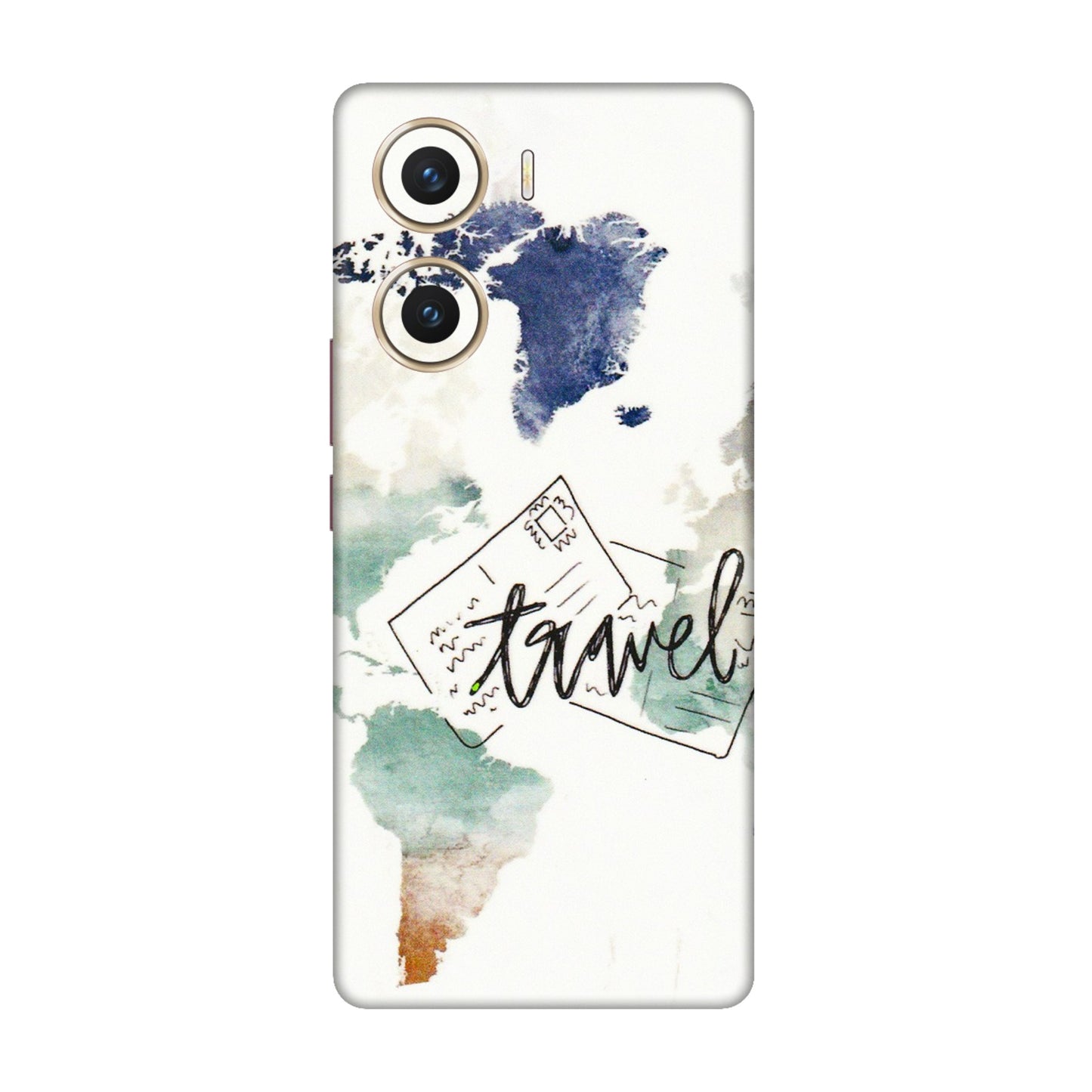 VIVO Z/V/X/T/U/S Series Phone Skins (All Models) - Travel The World - 3D Embossed Finish (L-232) Vivo V29e (5G)