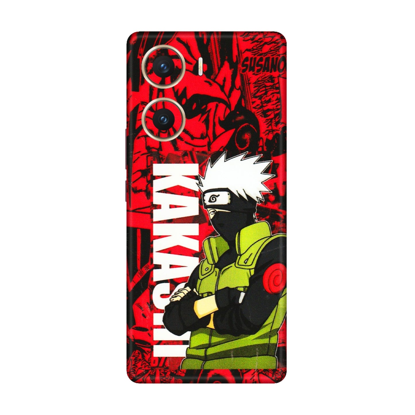 VIVO Z/V/X/T/U/S Series Phone Skins (All Models) - Kakashi Red Anime - 3D Embossed Finish (L-251) Vivo V29e (5G)