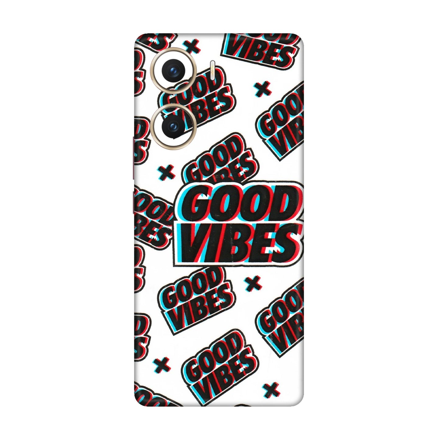 VIVO Z/V/X/T/U/S Series Phone Skins (All Models) - Good Vibes - 3D Embossed Finish (L-282) Vivo V29e (5G)