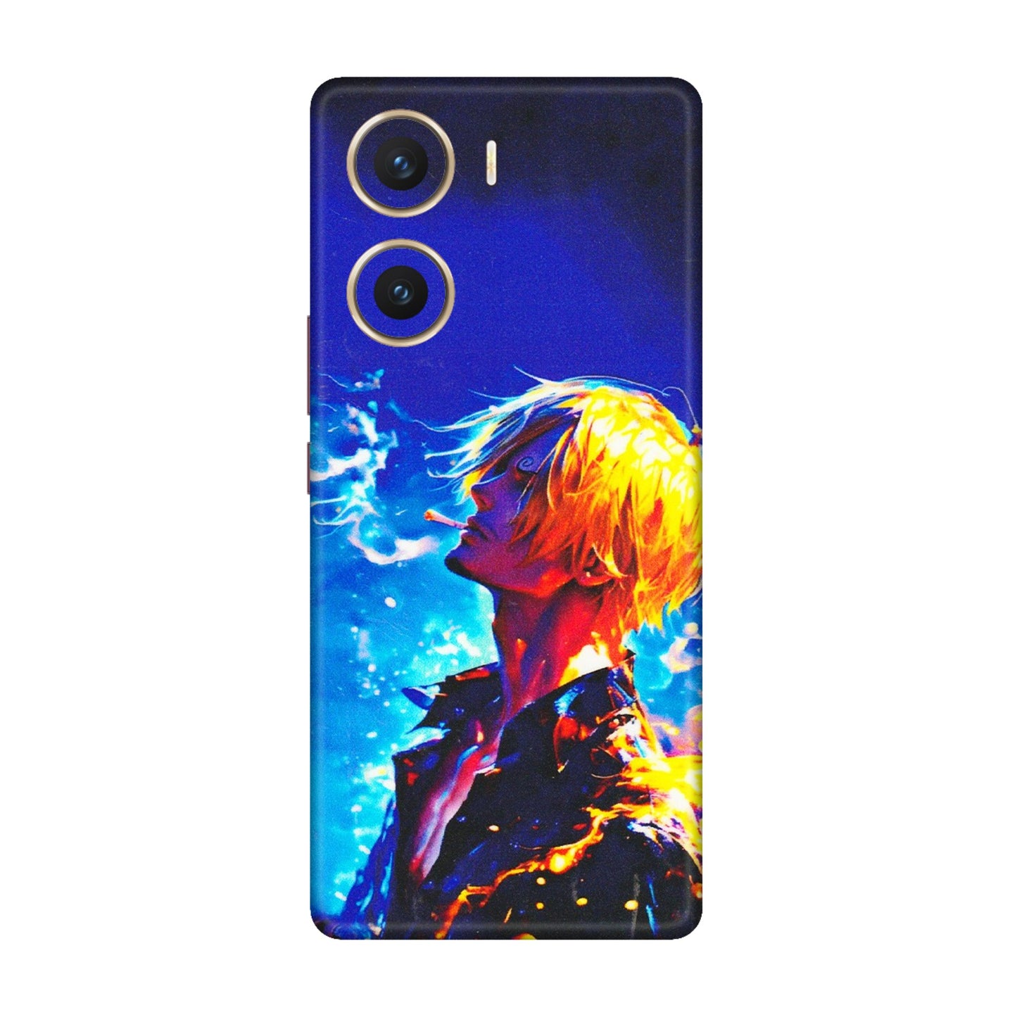 VIVO Z/V/X/T/U/S Series Phone Skins (All Models) - Sanji Vinsmoke One Piece - 3D Embossed Finish (L-319) Vivo V29e (5G)