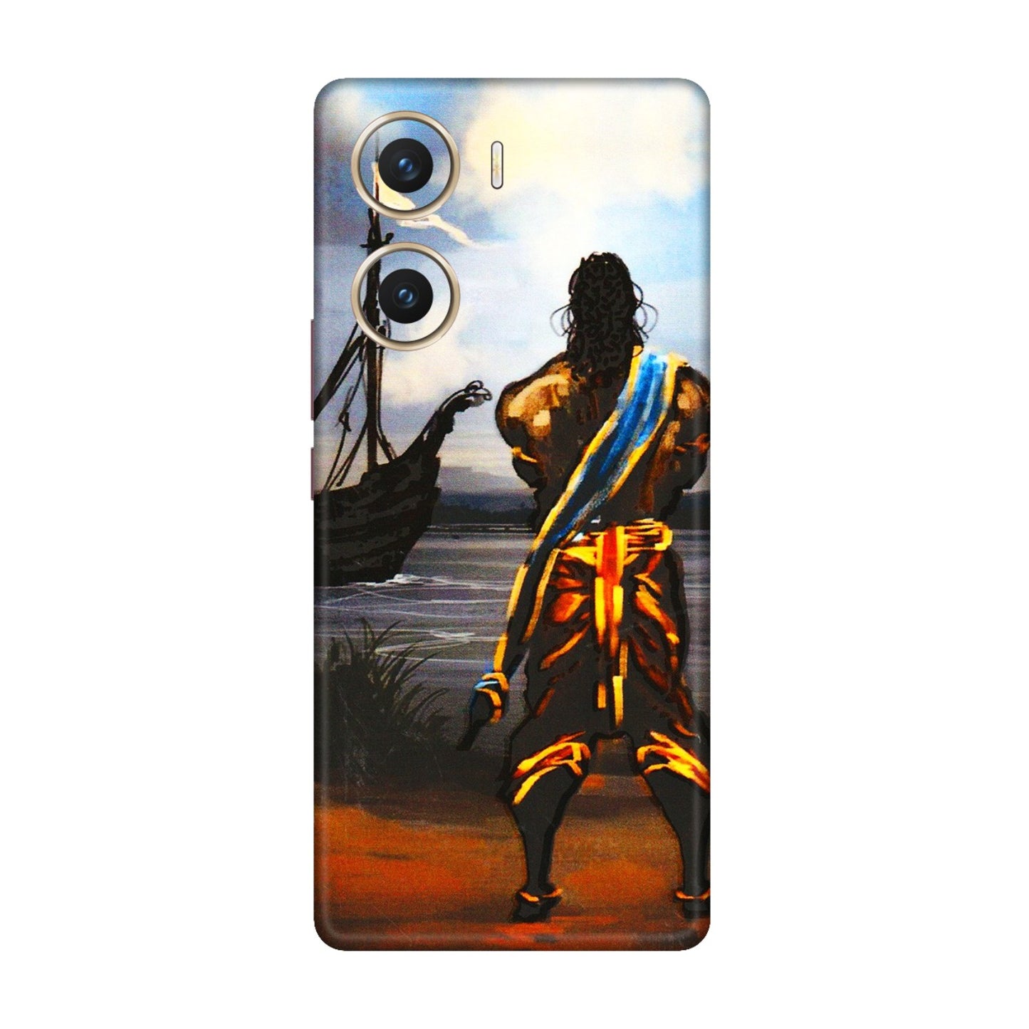 VIVO Z/V/X/T/U/S Series Phone Skins (All Models) - Heavenly God Figure - 3D Embossed Finish (L-34) Vivo V29e (5G)