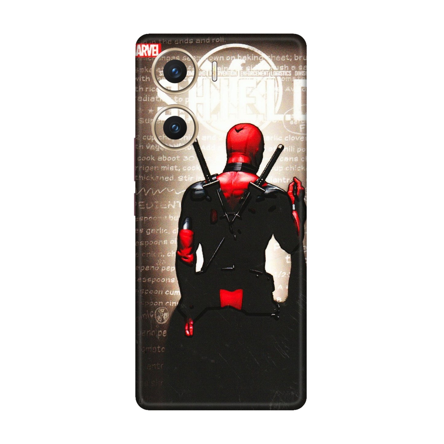 VIVO Z/V/X/T/U/S Series Phone Skins (All Models) - Deadpool - 3D Embossed Finish (L-56) Vivo V29e (5G)