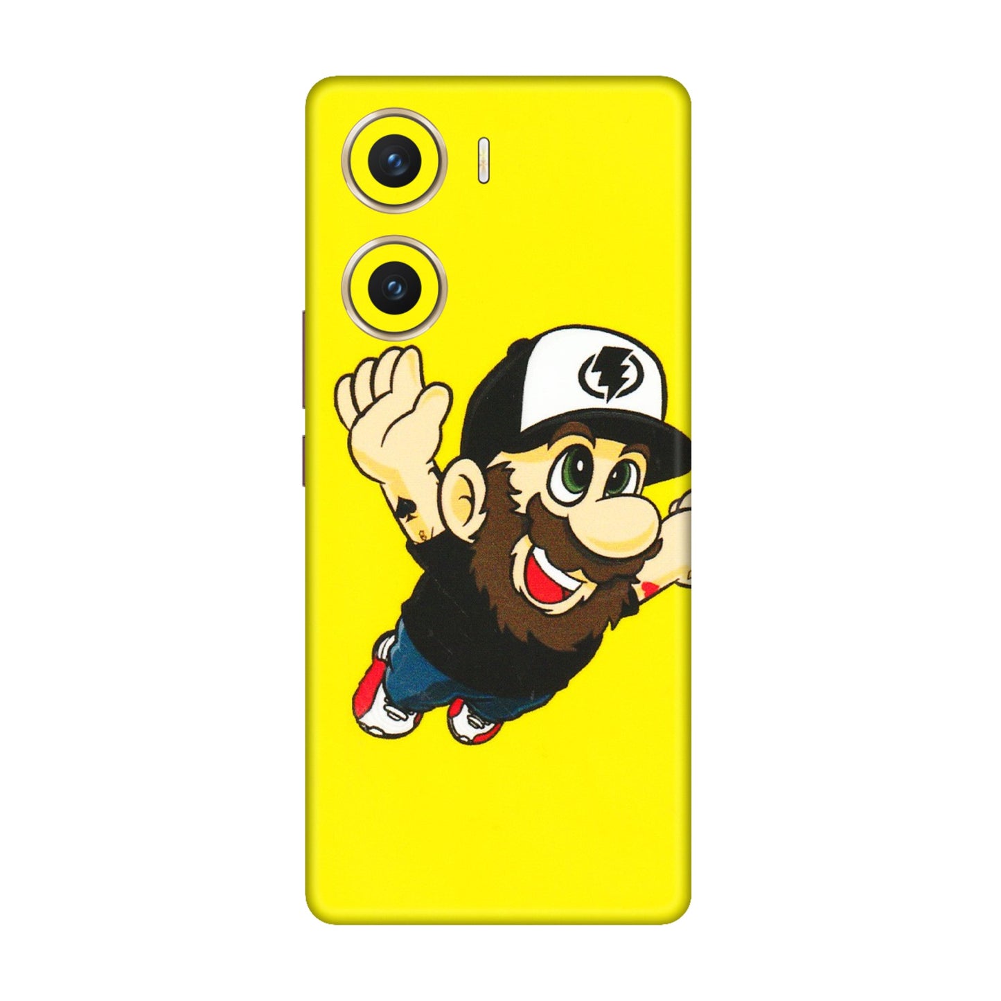 VIVO Z/V/X/T/U/S Series Phone Skins (All Models) - Flying Beardo - 3D Embossed Finish (L-60) Vivo V29e (5G)